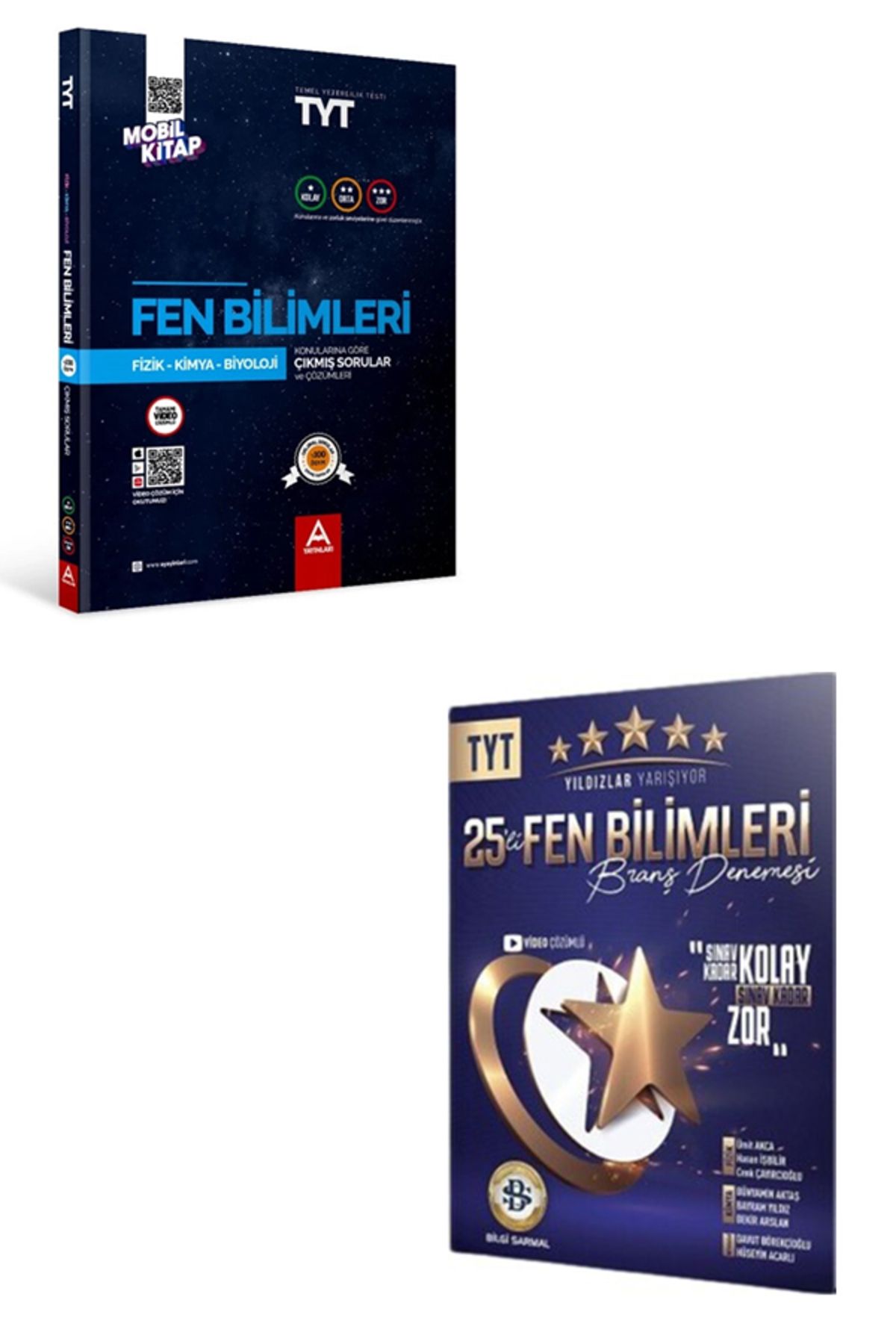 Yeni Müfredat Yayınları 2025 Bilgi Sarmal Yıldızlar Yarışıyor TYT Fen Bilimleri Çıkmış Sorular ve Deneme Seti
