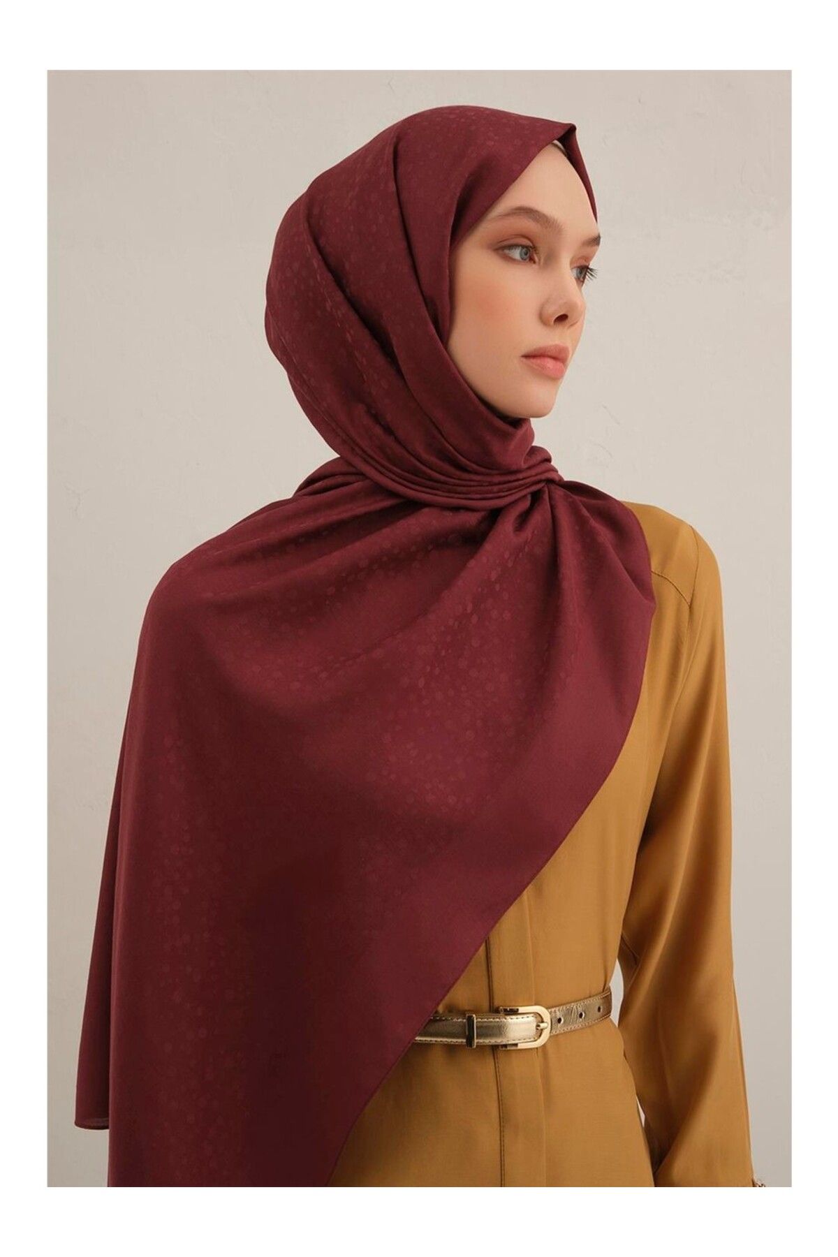 Armine Damla Desen Bambu Cotton Şal