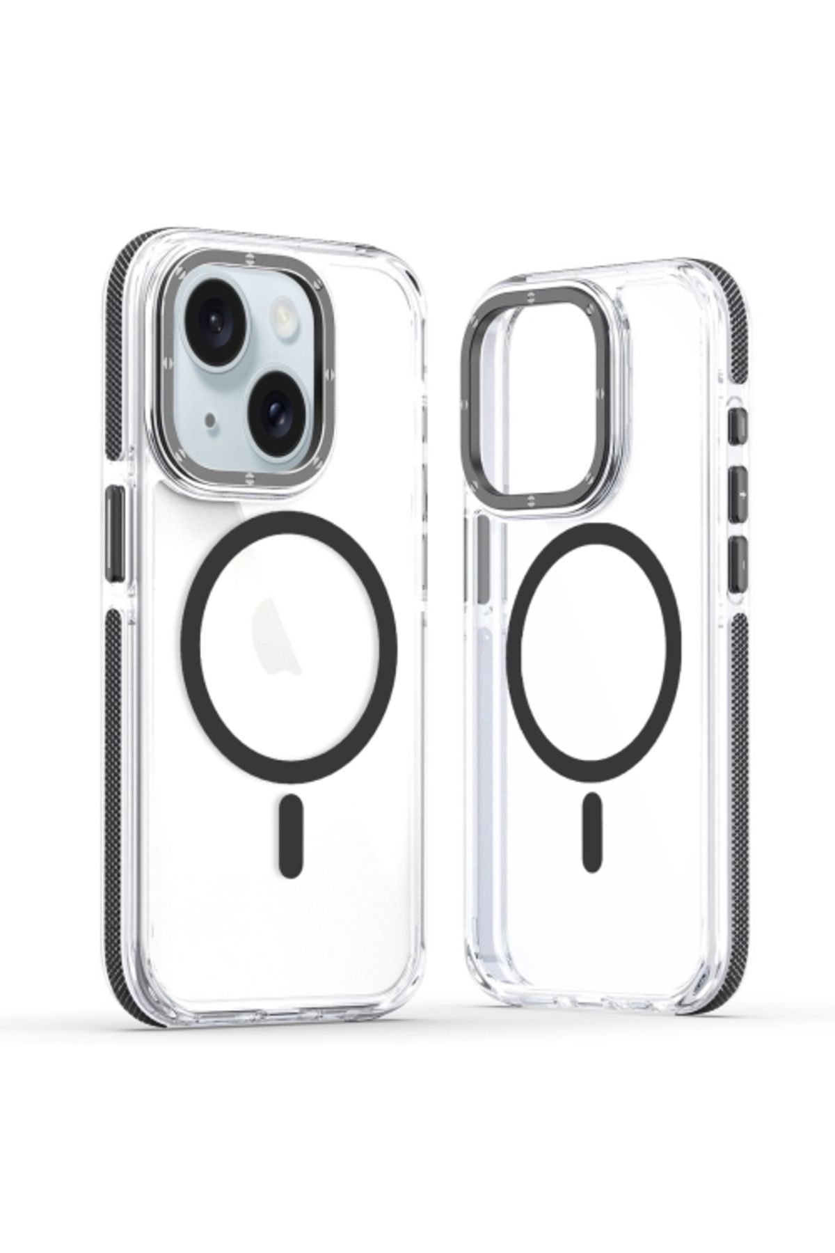 Teleplus iPhone 15 Kılıf Manyetik Şarj Özellikli PX Acrylic Hybrid TPU Kapak