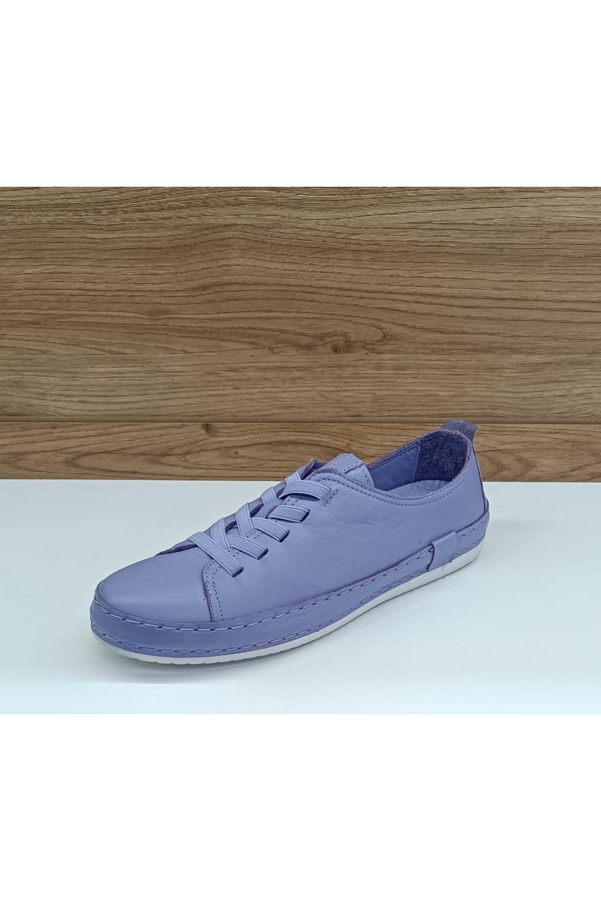Greyder 57708 Mor Hakiki Deri Casual Kadın Ayakkabı