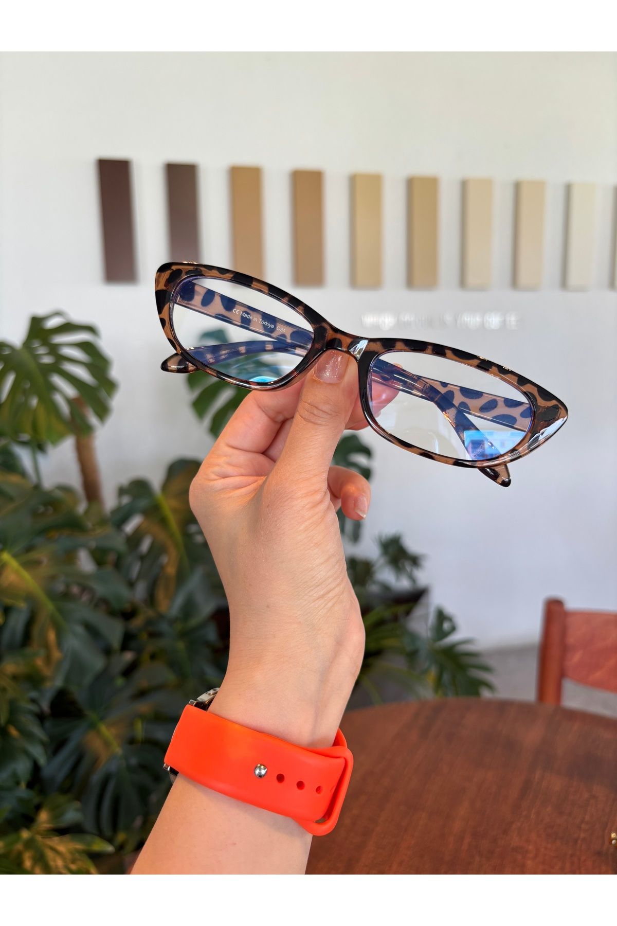 funeyes Aventino Cat Eye Küçük Çekik minik Retro Mavi Işım Korumalı Gözlük Ekran okuma Gözlüğü