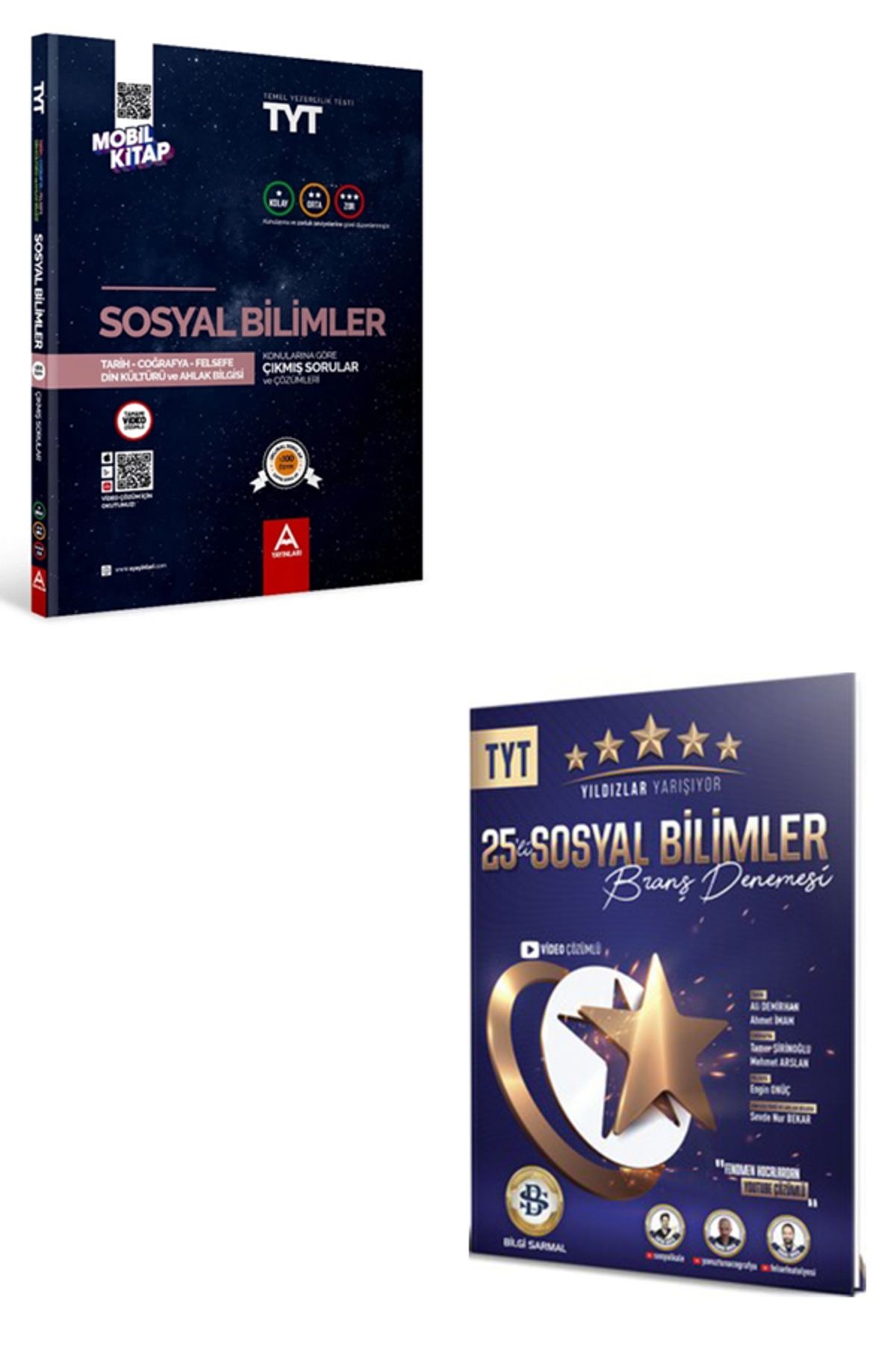 Yeni Müfredat Yayınları 2025 Bilgi Sarmal Yıldızlar Yarışıyor TYT Sosyal Bilimler Çıkmış Sorular ve Deneme Seti