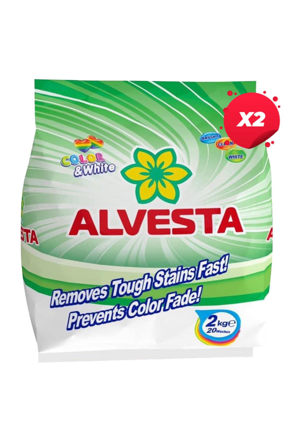 Dero X2 - Alvesta Detergent De Rufe Automat 2kg Culoare Alb - One Size