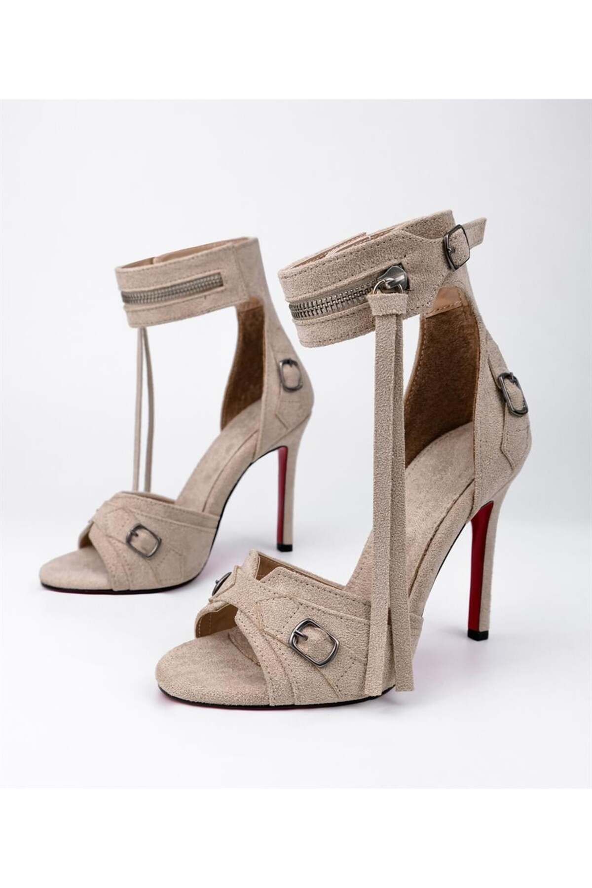 Sibel Shoes Ramsey Bej Sandalet