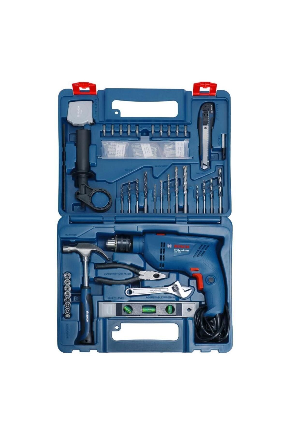 Bosch Gsb 600 Darbeli Matkap 100 Parça Aksesuar 06011a0321