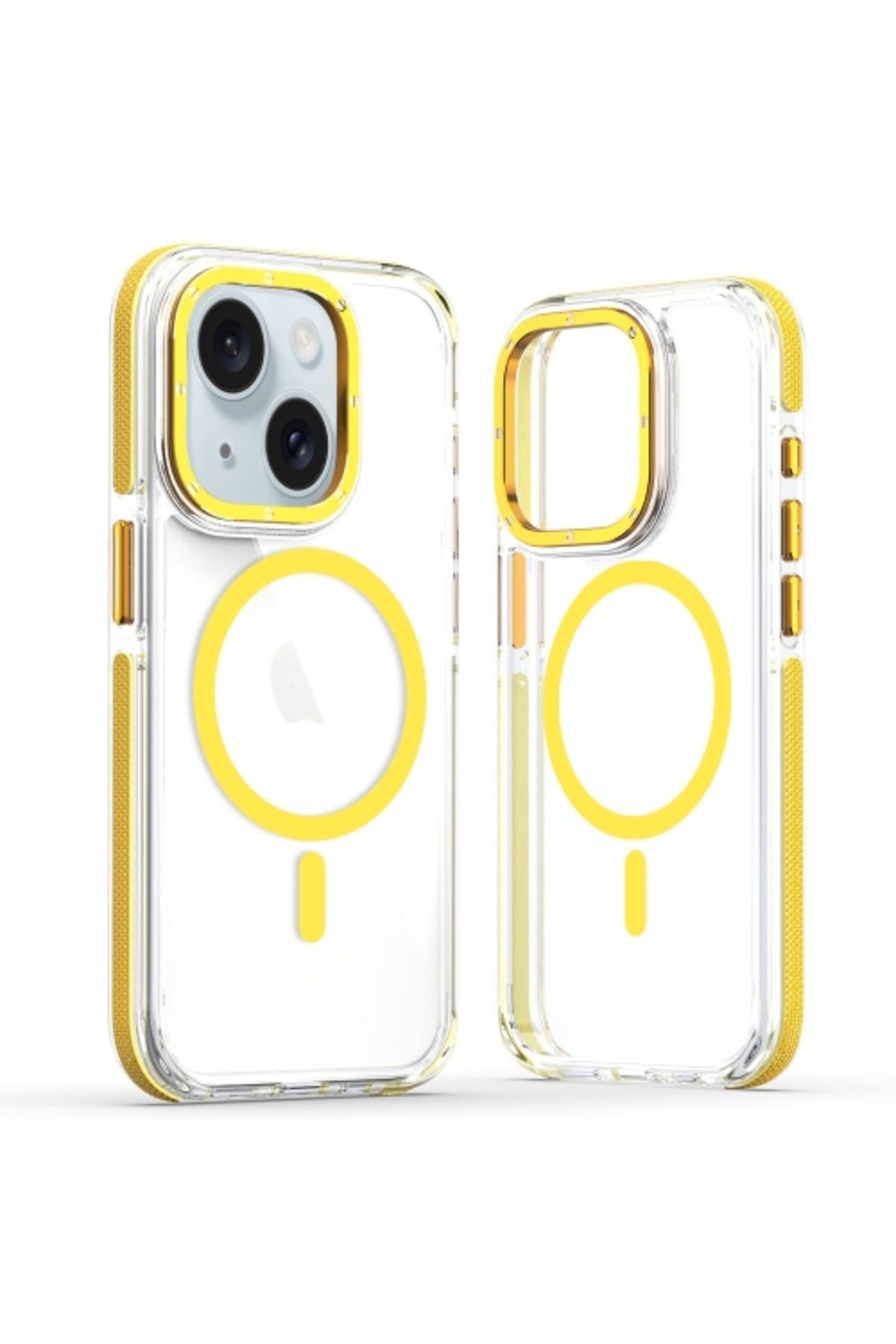 Teleplus iPhone 15 Kılıf Manyetik Şarj Özellikli PX Acrylic Hybrid TPU Kapak