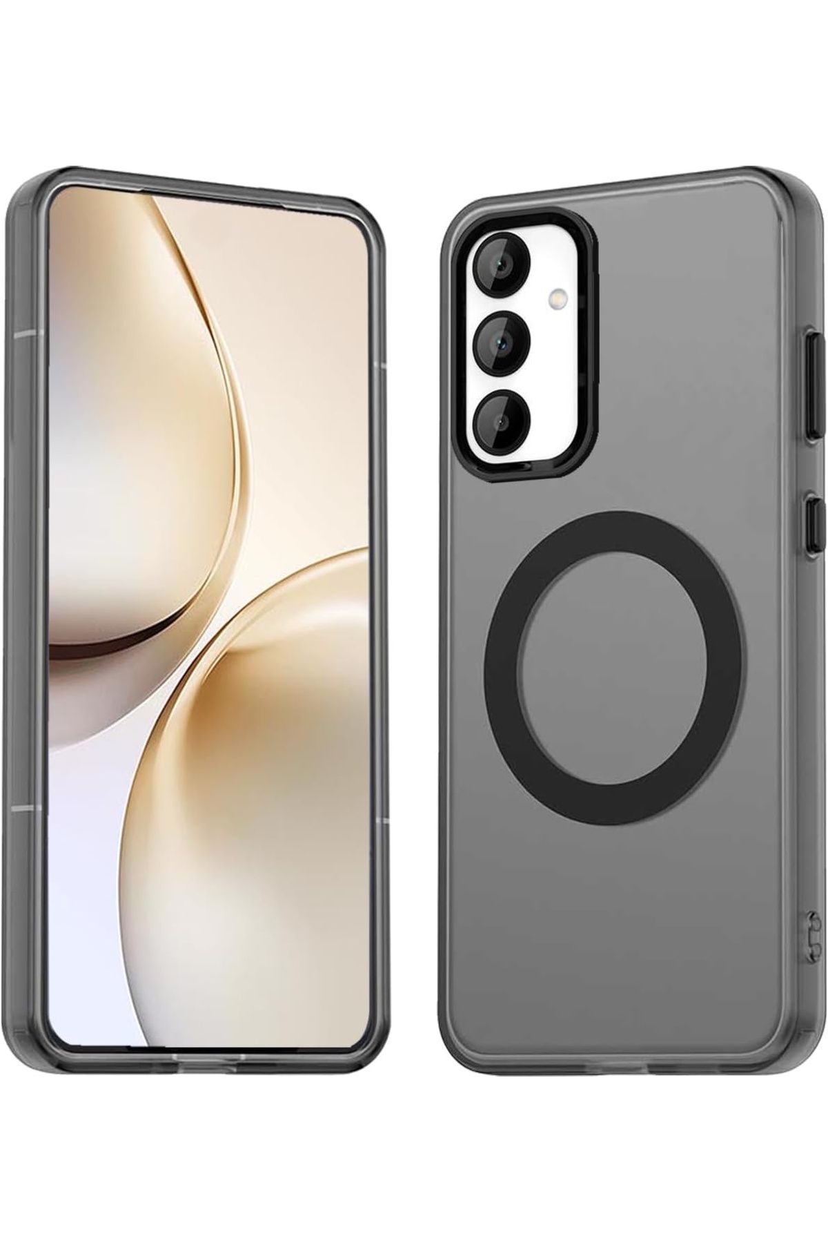 m.tk moveteck Samsung Galaxy A56 Kılıf Kamera Çıkıntılı Mat Magsafe Özellikli Kenarları Renkli Premium Sert Kapak