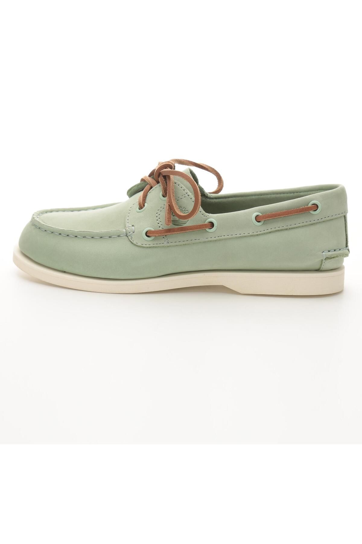 Timberland B0A2Q9XEP01-R Timberland Classıc Boat Boat Shoe Kadın Spor Ayakkabı Yeşil