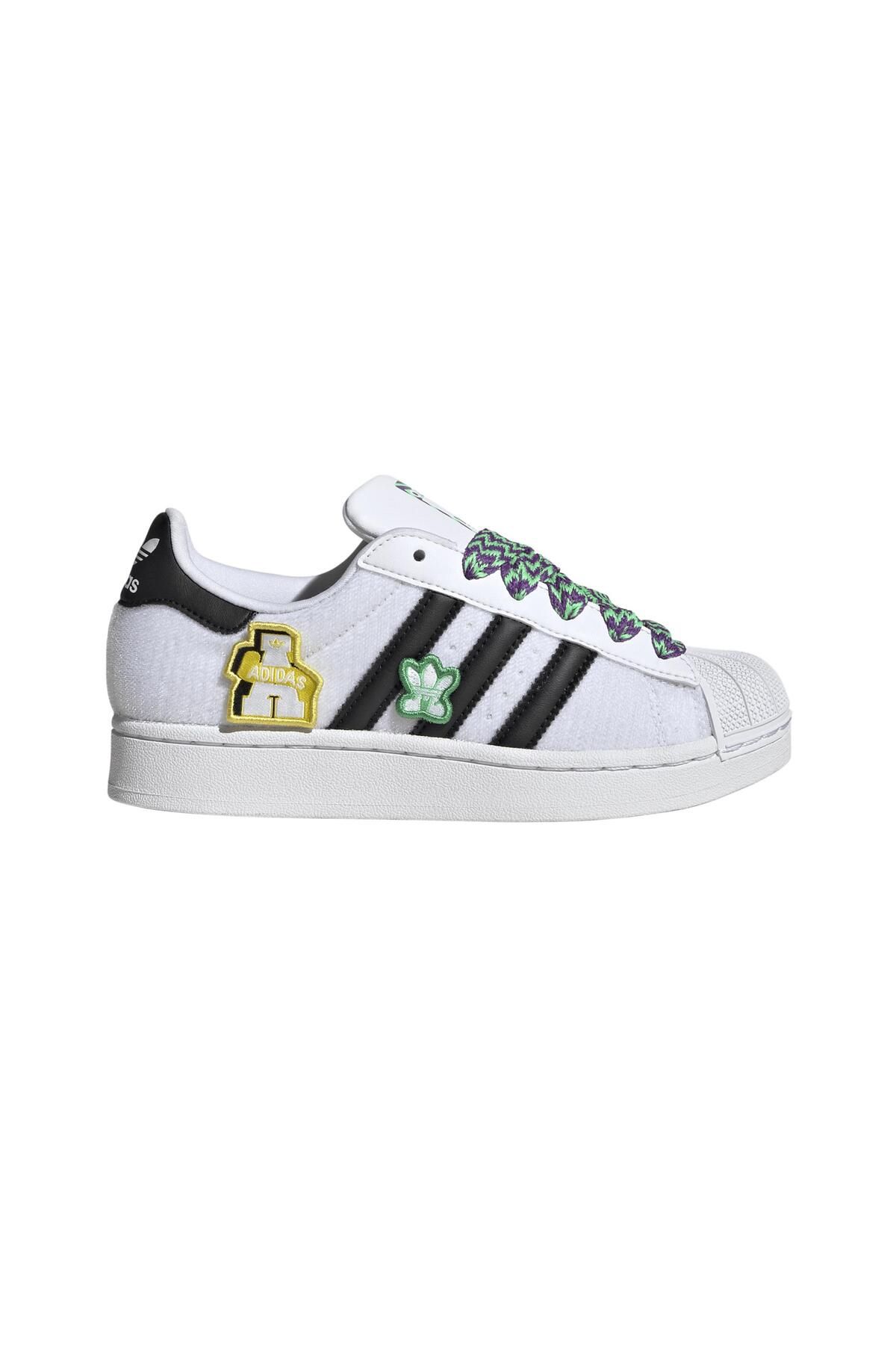 adidas JH9866-K adidas Superstar Iı J Kadın Spor Ayakkabı Beyaz