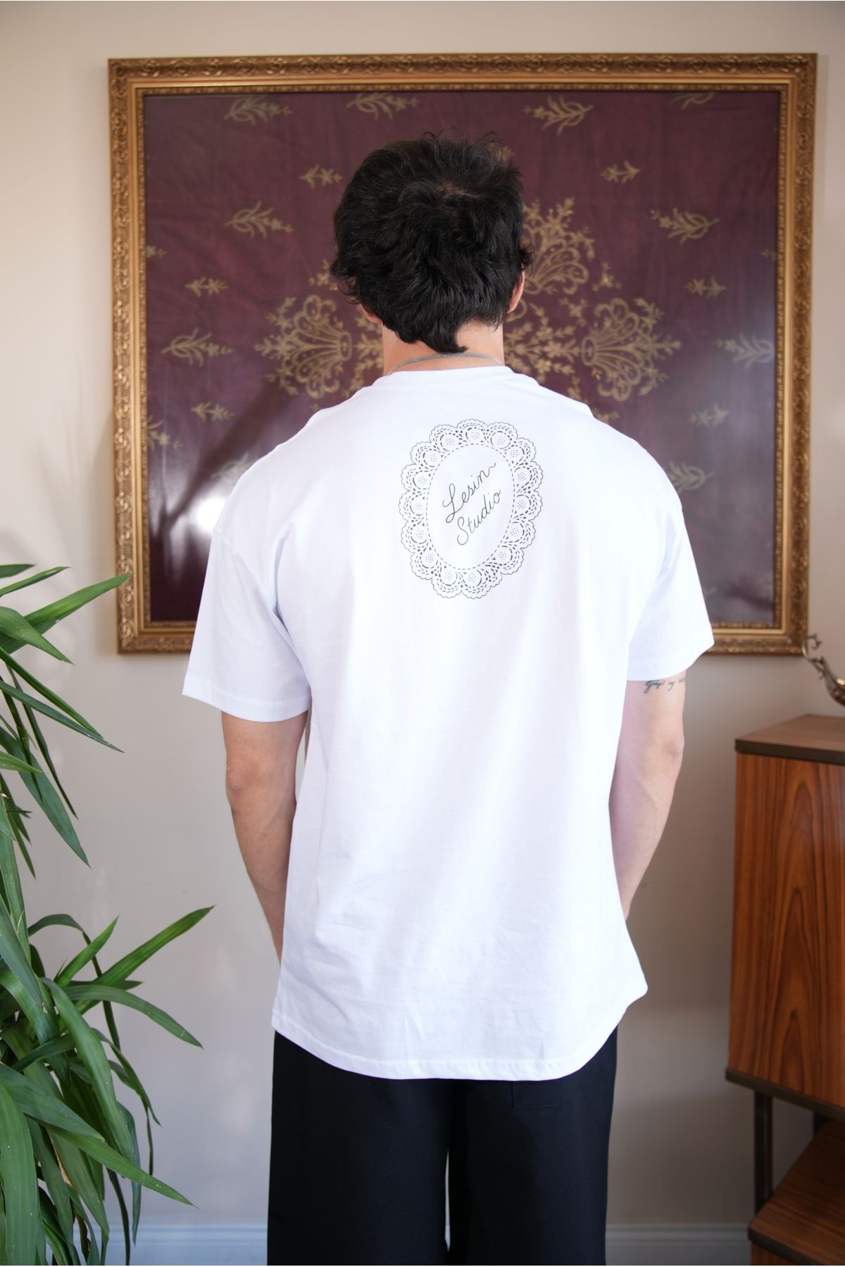 Lesin Studio Dantel Oversize Tişört