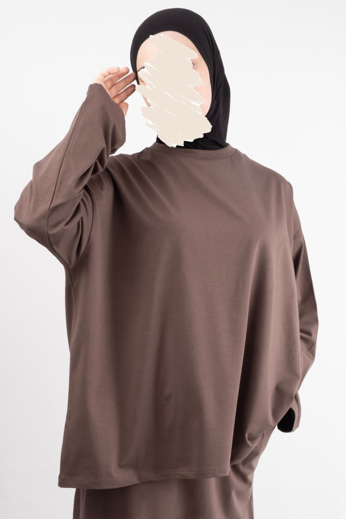Vauva GENİŞ UZUN KOL OVERSIZE TSHIRT 25541