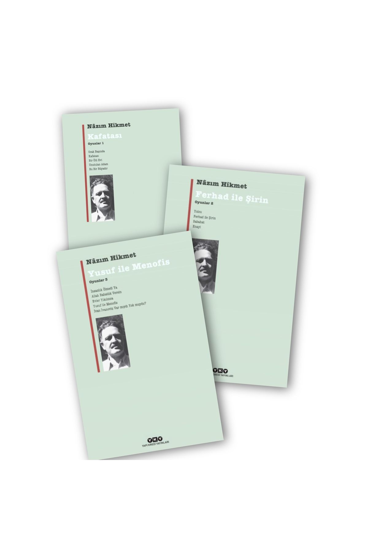 Yapı Kredi Yayınları Nazım Hikmet Oyunlar (1) Kafatası - Ferhad İle Şirin - Yusuf İle Menofis 3 lü Set