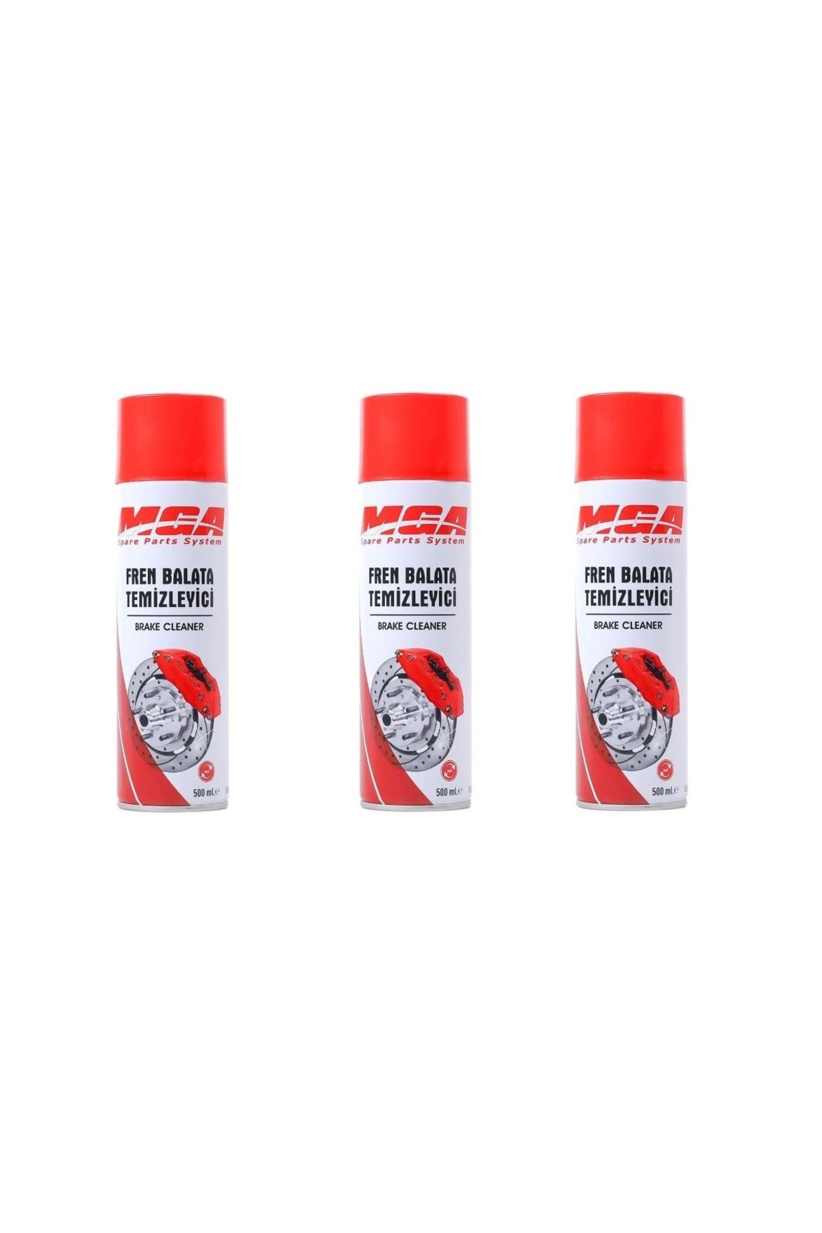 MGA Fren Balata Temizleme Spreyi Ve Genel Amaçlı Temizleyici 500 ML 3 Adet
