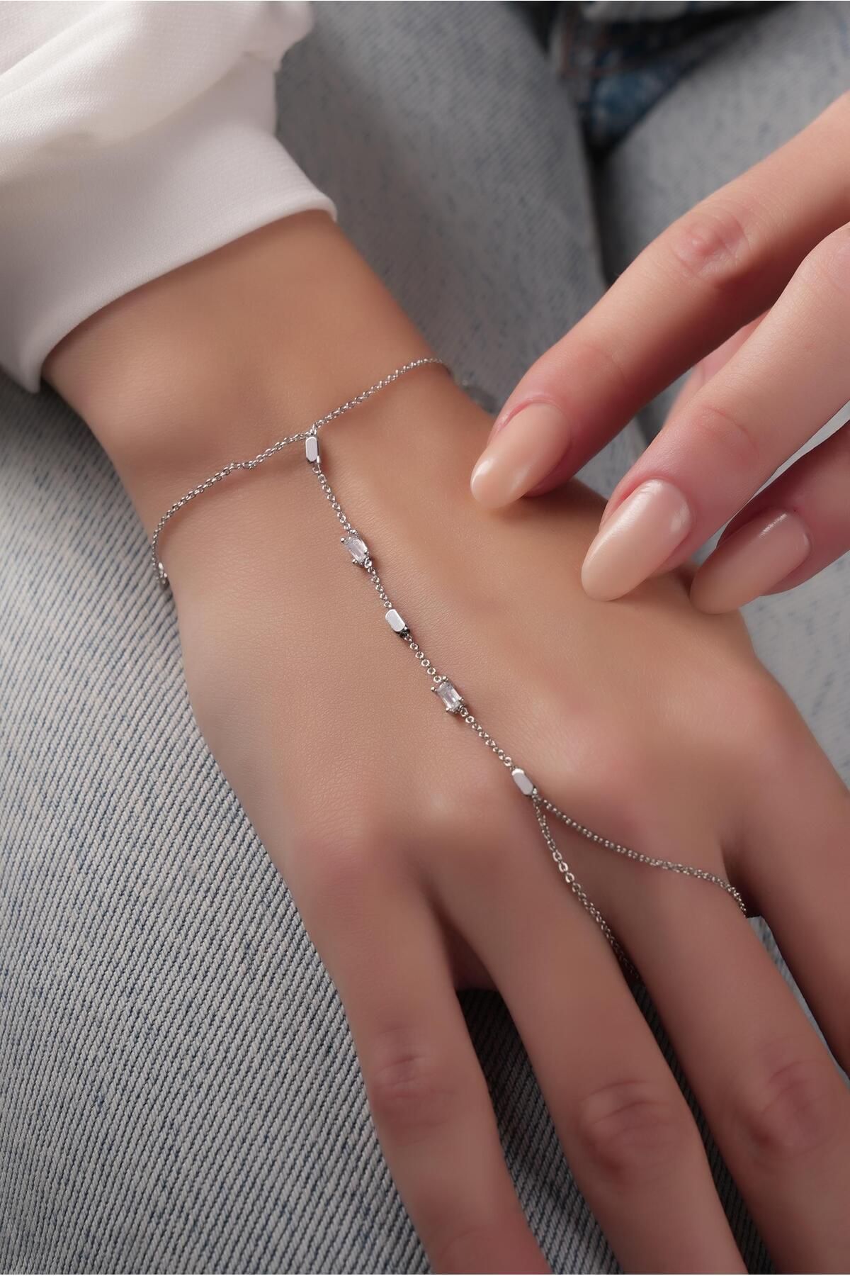 Çlk Accessories Premium Baget Taşlı Şahmeran Bileklik 70884