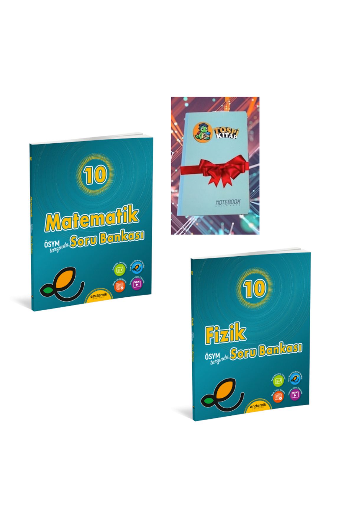 Karma Kitaplar 10.Sınıf MATEMATİK + FİZİK Soru Bankası- Yeni (DEFTER HEDİYELİ)