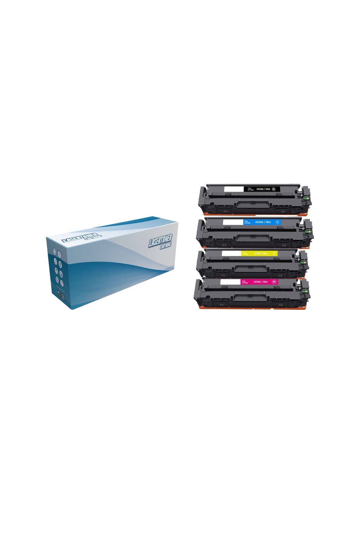 HP 131A-Hp LaserJet Pro 200 Color MFP M276n Muadil Toneri 4 Renk 1 Set