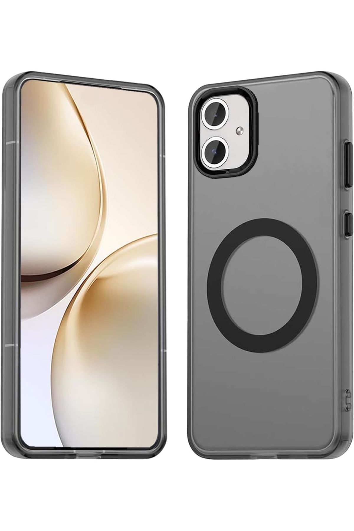 m.tk moveteck iPhone 11 Kılıf Kamera Çıkıntılı Mat Magsafe Şarj Özellikli Kenarları Renkli Premium Sert Kapak