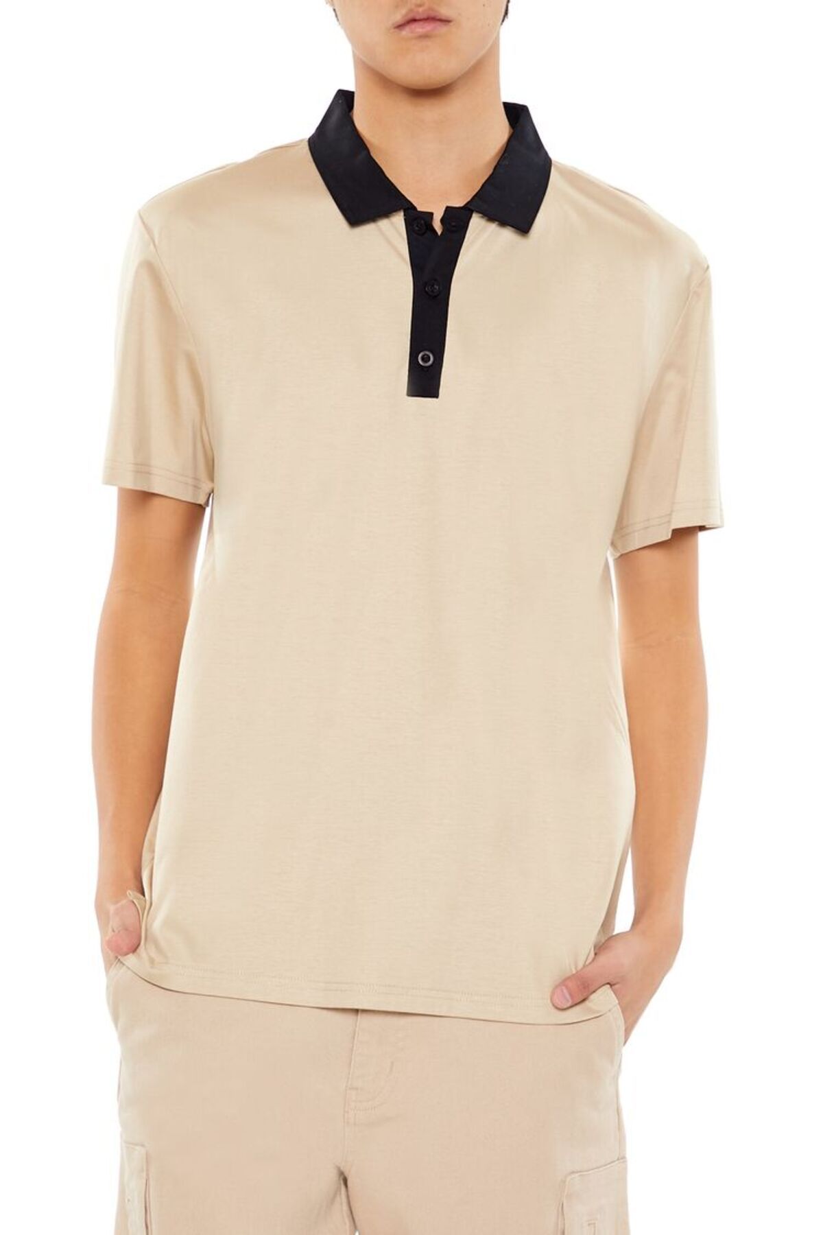 Forever 21 Pamuklu Slim Polo Tişört