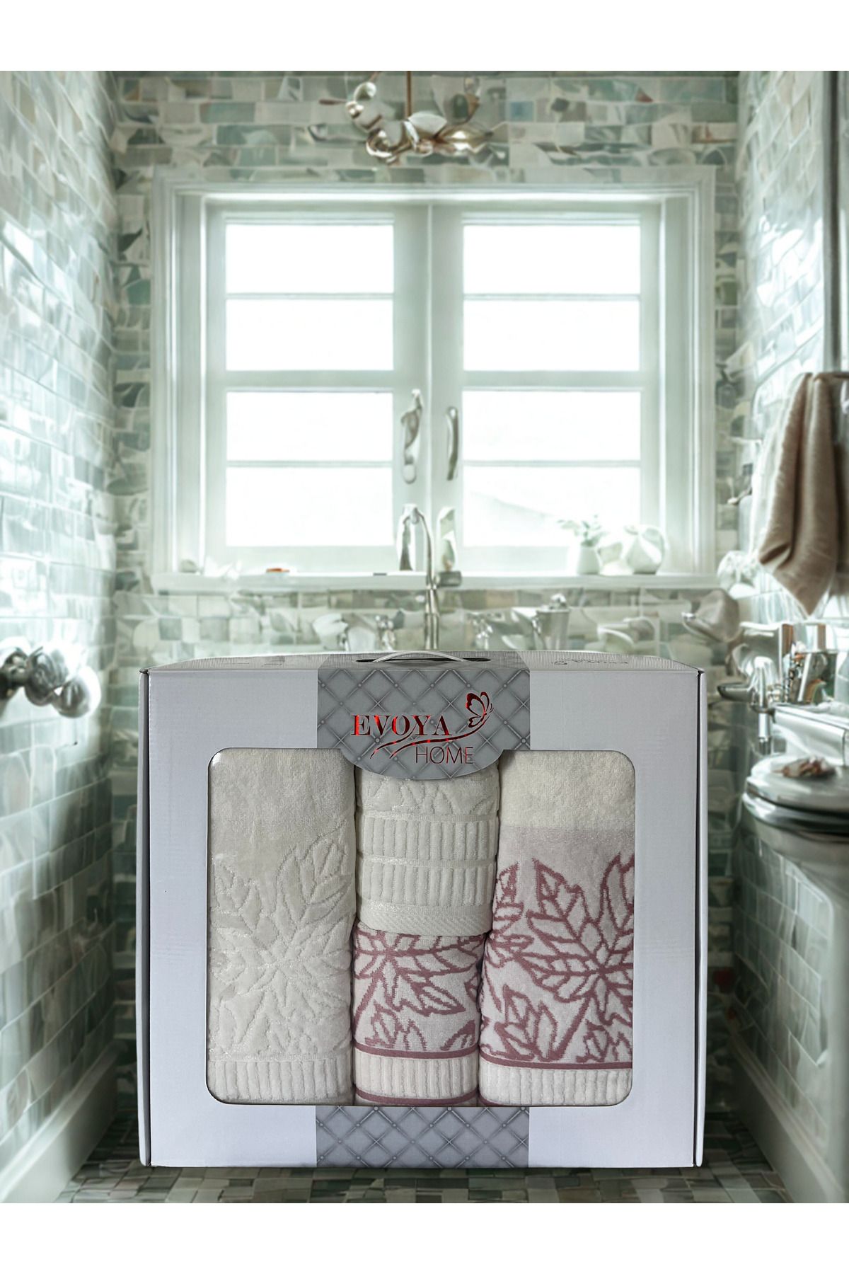 Home Lüks Organik Kadife Pamuk Hamam Takımı I 2 Adet 100x150 2Adet 50x90