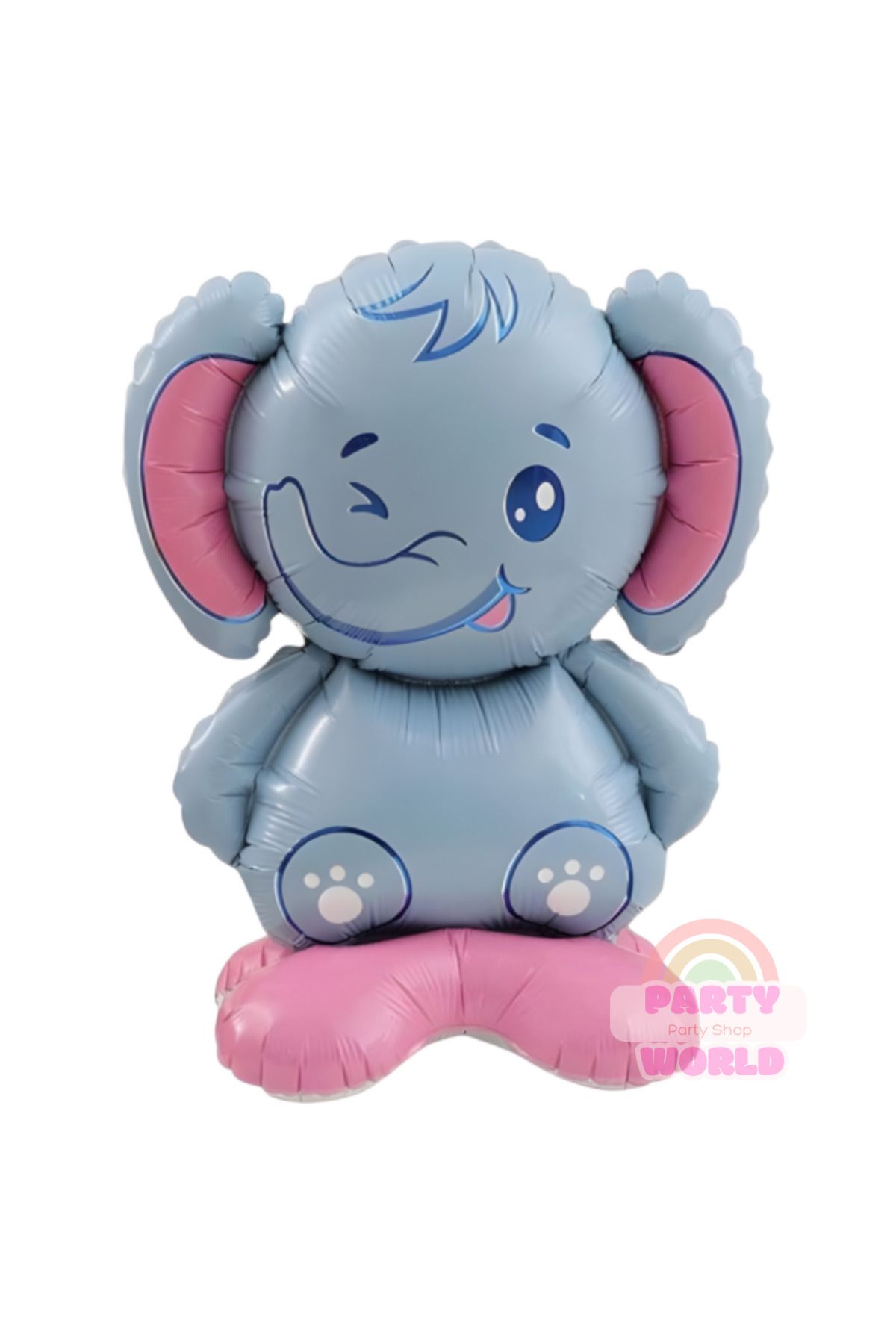 party world Ayaklı Fil Folyo Balon – 50x42 cm – 1 Adet