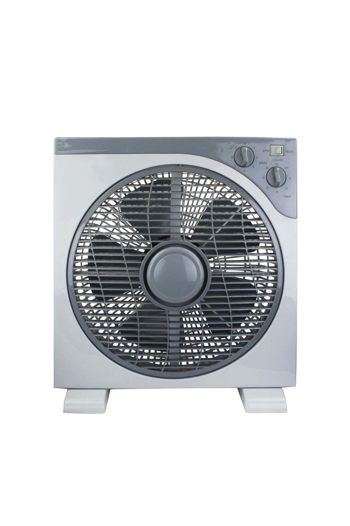 DLC-Table Fan With Timer, 5 PP Blades, 3 Speeds, Rotating Grill, 60-Min Timer, Energy-Efficient, Child 1