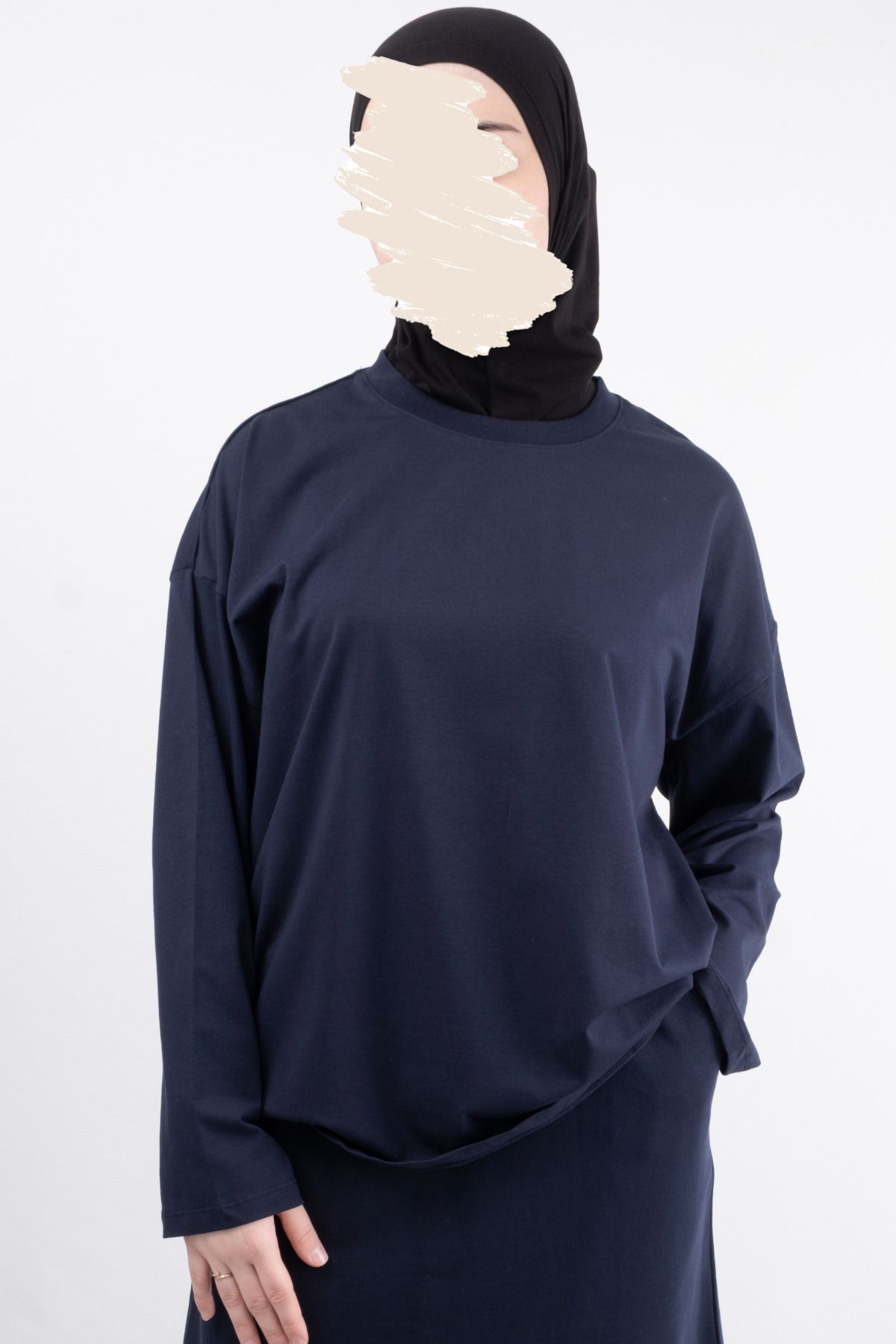 Vauva OVERSIZE PAMUKLU UZUN KOL TSHIRT 25542