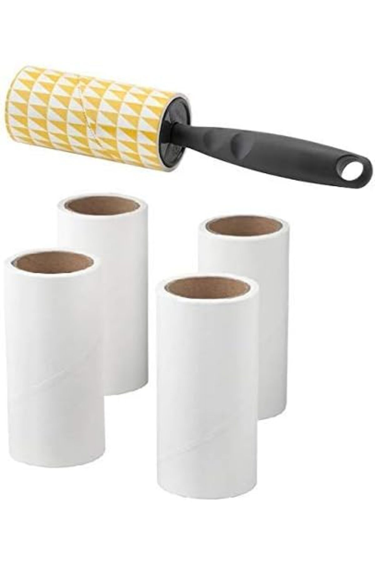 STOREMAX shopmst BASTIS 4'lü set halinde 40 adet kendinden yapışkanlı soyulabilir yapraklı tüy rulosu,