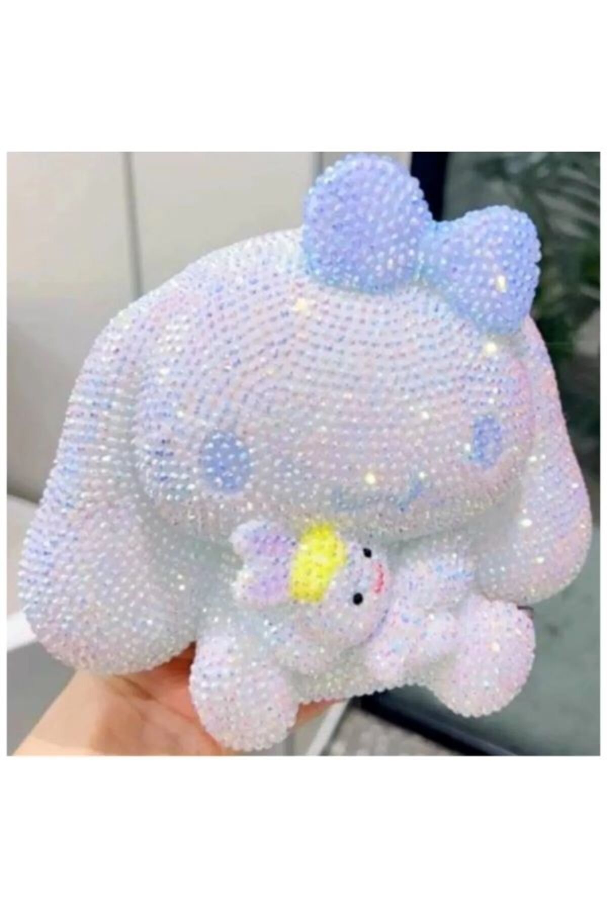 oyuncakçı savaş & europe shop Sanrio cinnamoroll DİY kendin yap elmas mozaik yapıştırma işlemeli 3D figür kumbara hediyelik ürün
