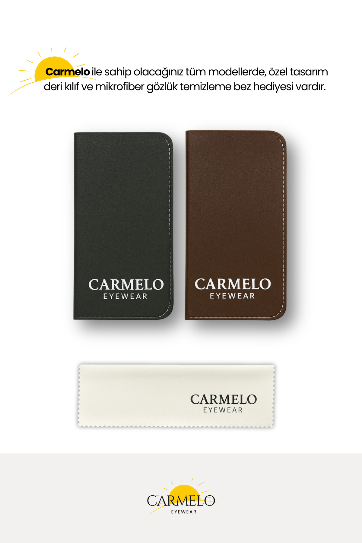 Carmelo Eyewear C01ge005 Siyah Metal Erkek Güneş Gözlüğü görsel 4