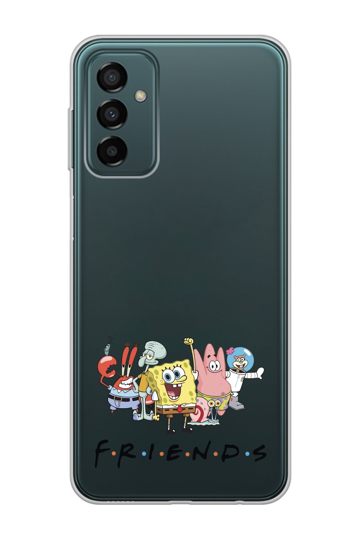 moonset Samsung Galaxy M13 / M23 Uyumlu Friends Tasarımlı Baskılı Şeffaf Telefon Kılıfı
