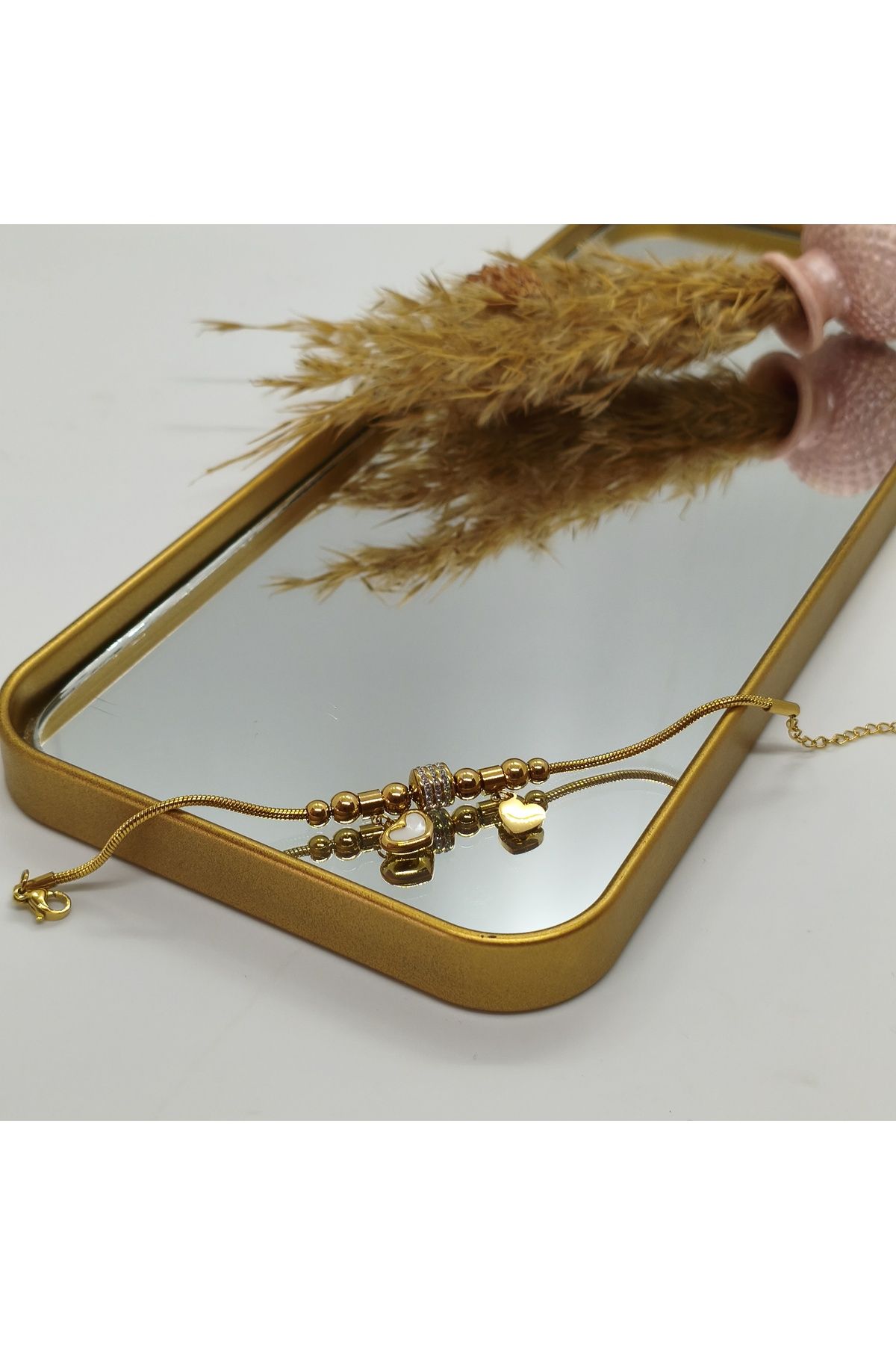 Butik MONARE Şık Çelik Bileklik