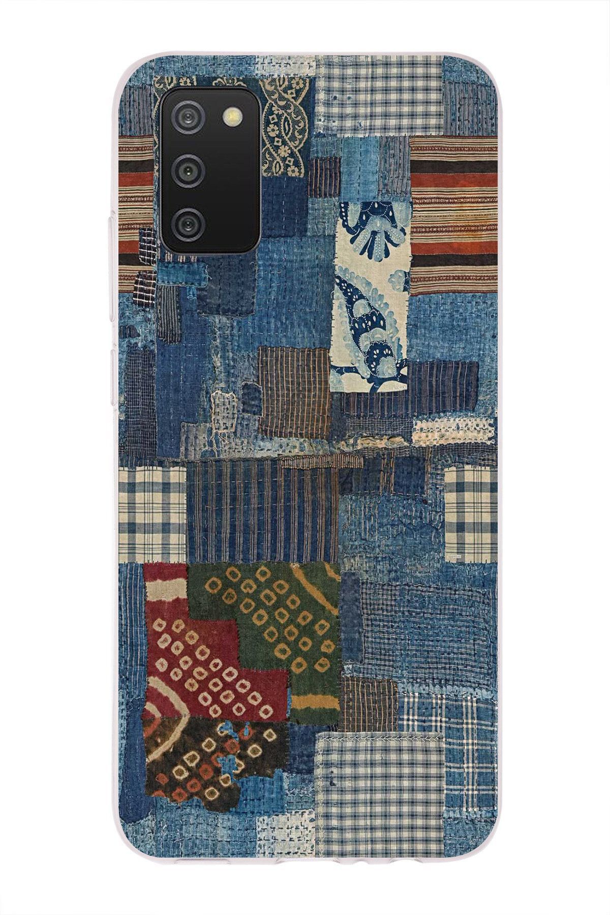 moonset Samsung Galaxy A02S Uyumlu Vintage Tasarımlı Baskılı Şeffaf Telefon Kılıfı