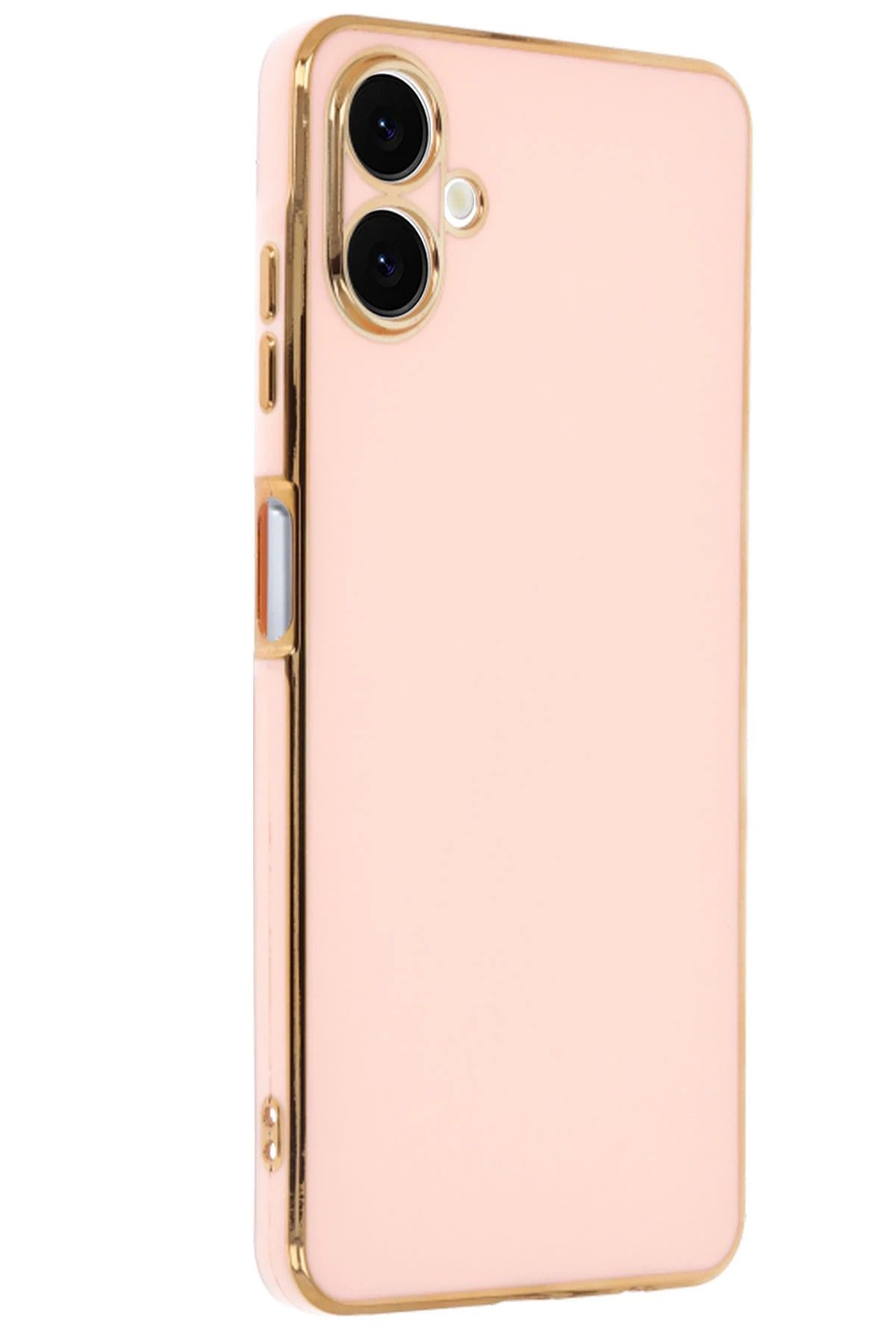 NewFace Samsung Galaxy A06 Kılıf Volet Silikon - Pembe GLSTD