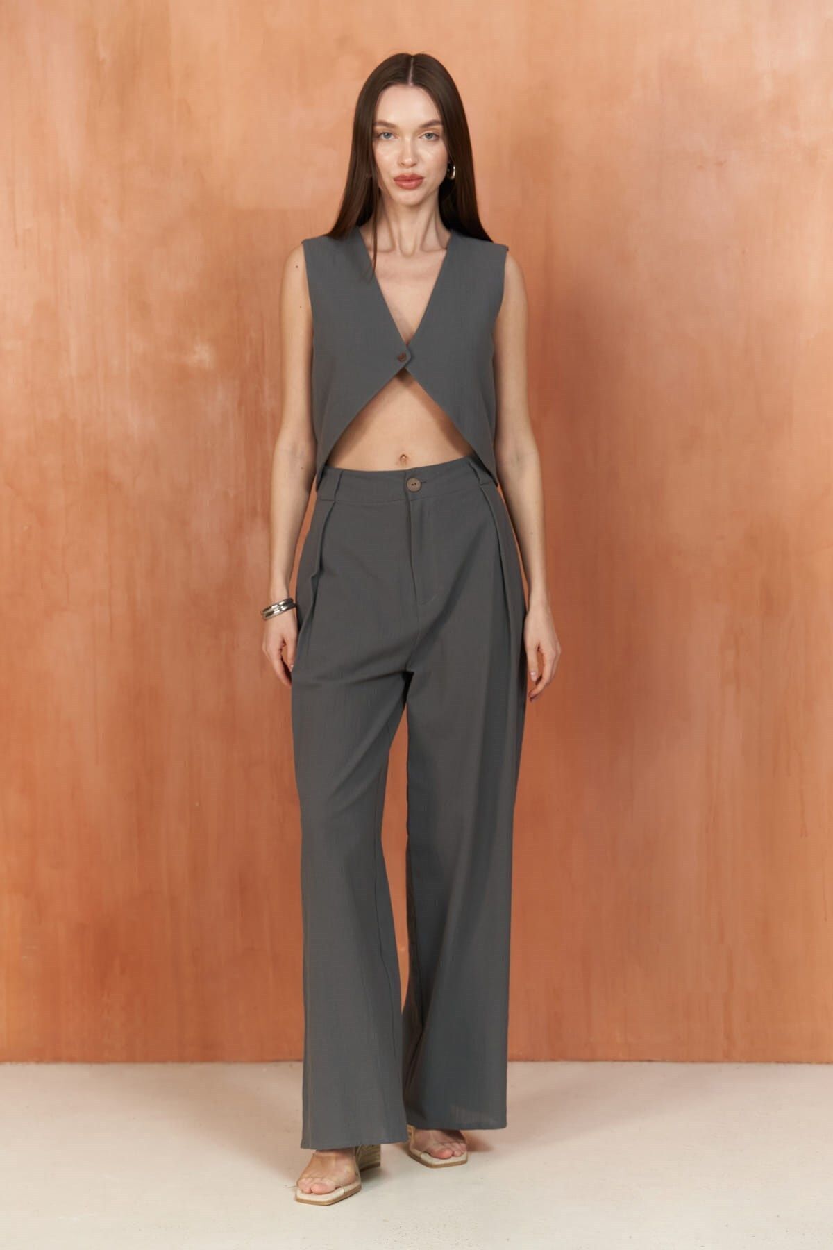 BOHEMAİ-Montana Anthrazit Weste Hosen Set 8