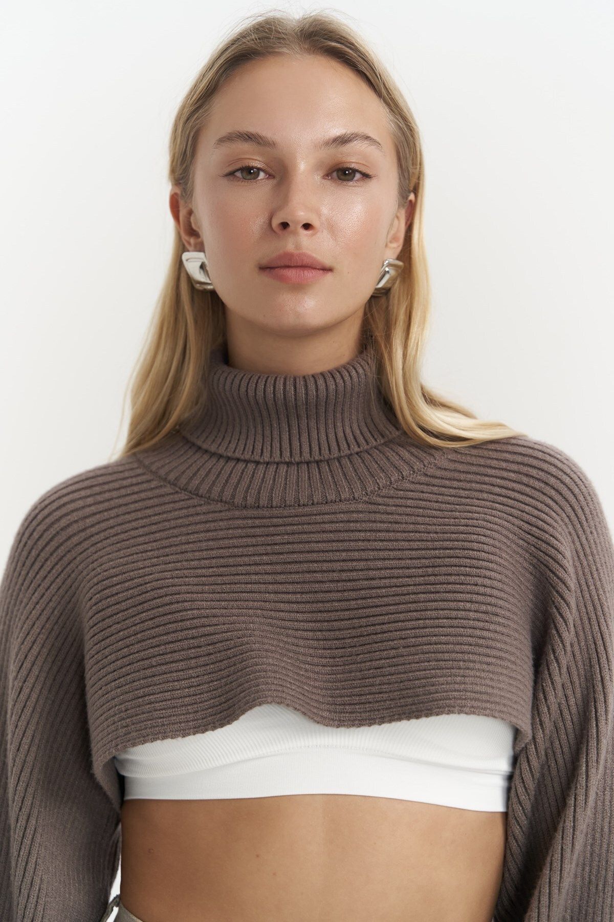 MAİ COLLECTİON-Coperni Mink Knitwear Bolero 3