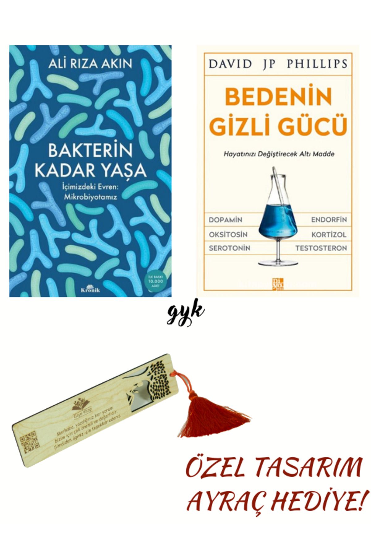 Kronik Kitap Bakterin Kadar Yaşa ve Bedenin Gizli Gücü 2 Kitap SET (AYRAÇ HEDİYELİ!)
