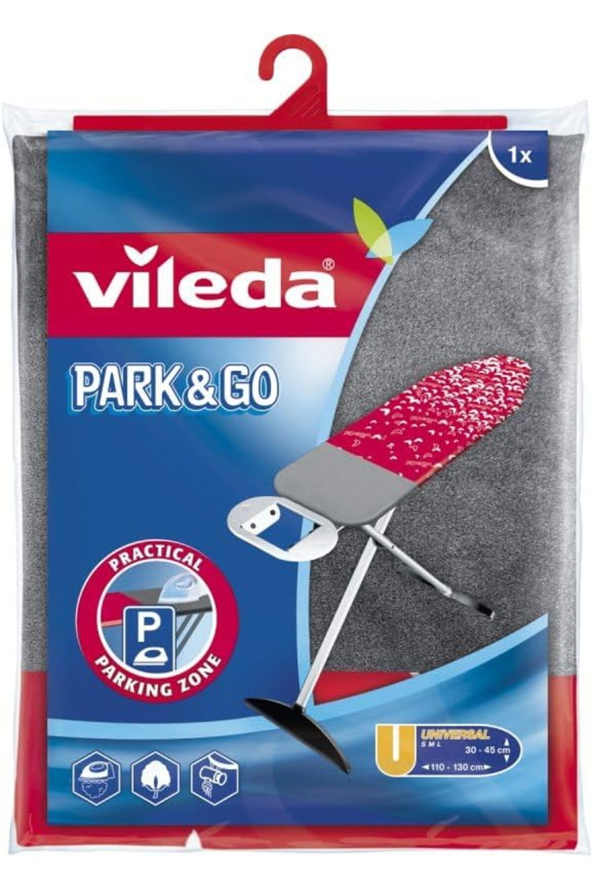 STOREMAX shopmst QuickFix Park&Go Ütü Masası Kılıfı, Universal Ebat 110x130 cm Life Buystore 1006387