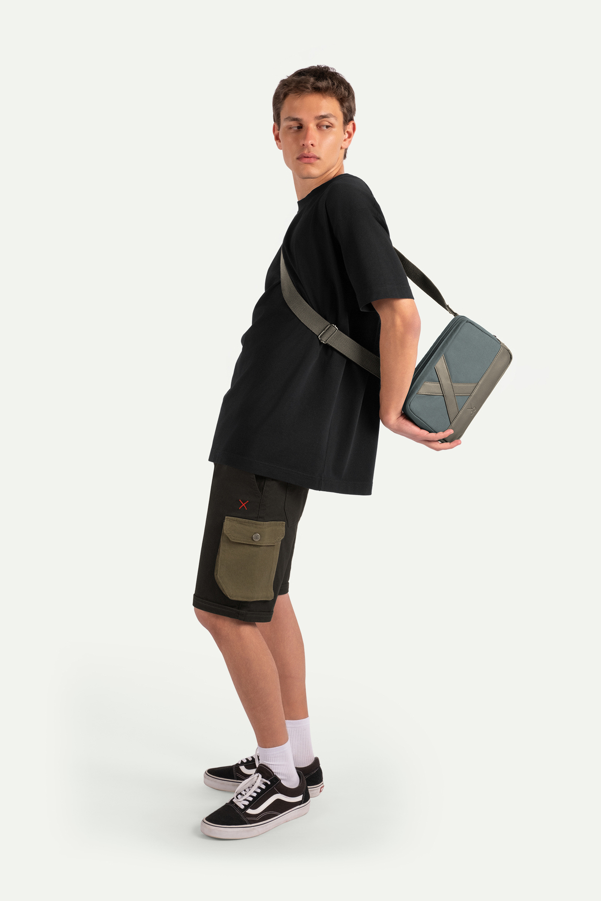 KAFT  Unisex Çapraz Mini Çanta - Nougrod - Storm - Görsel 4