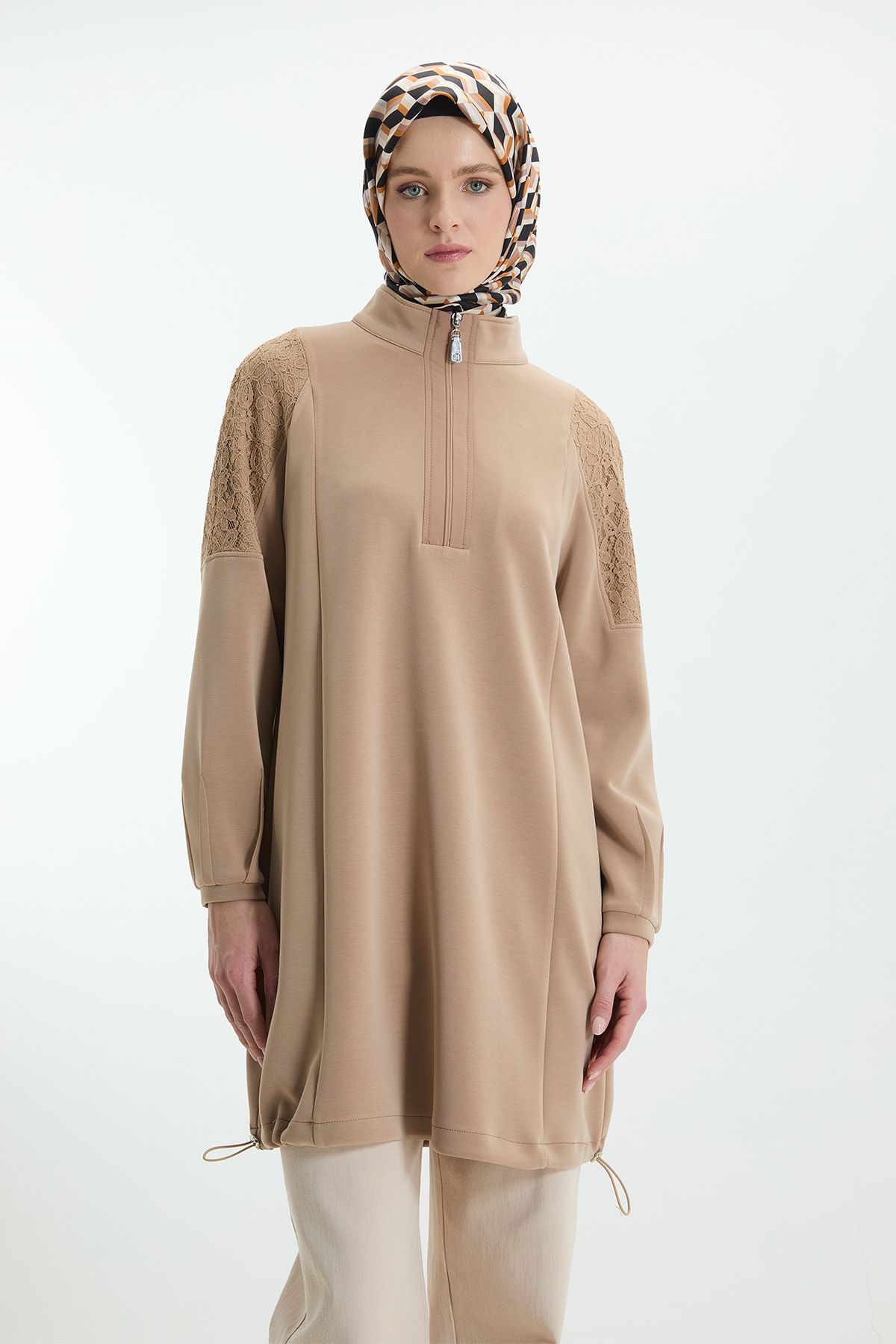 Setrms Dantel Mixli Spor Tunik