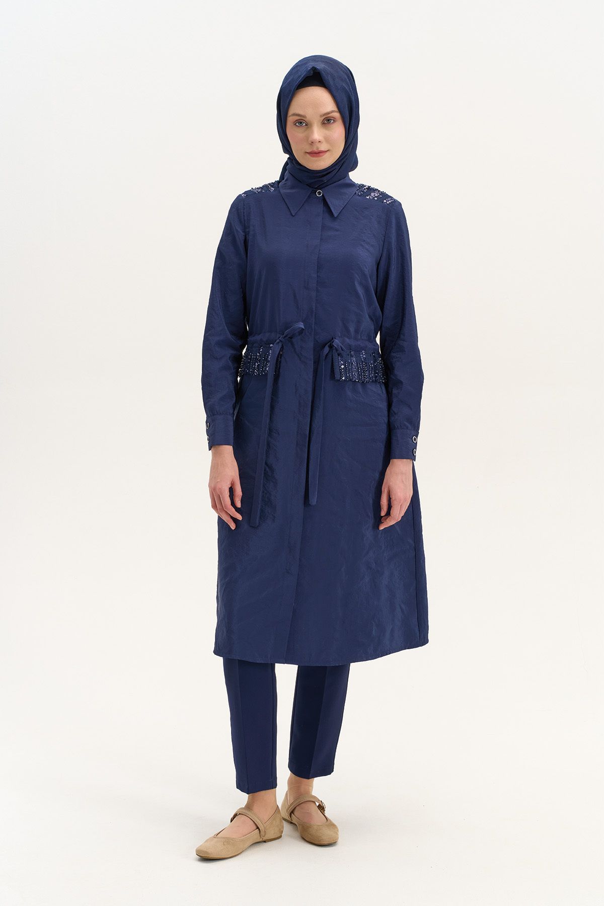 Setrms Beli Ayarlanabilir Uzun Tunik