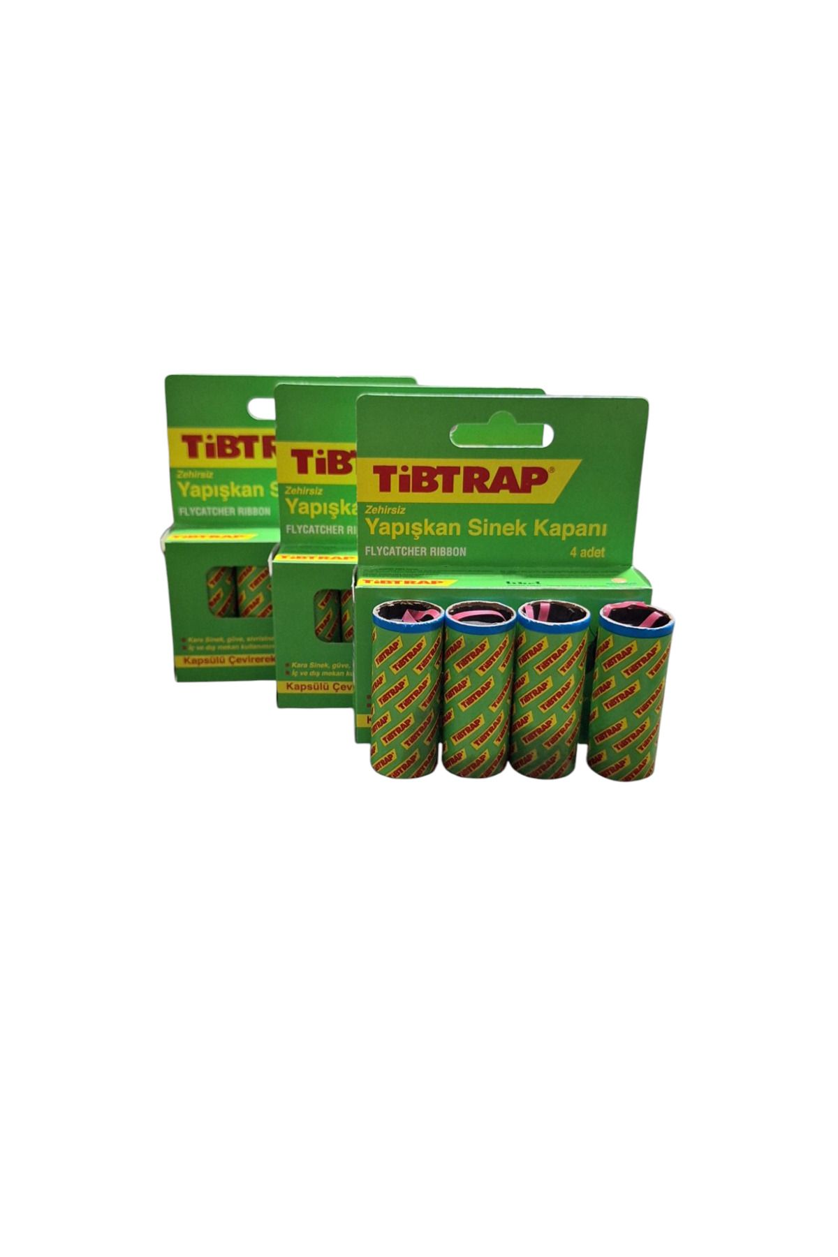 Tibtrap Genel marka TİBTRAP YAPIŞKAN SİNEK KAPANI 4LÜ 3 PAKET