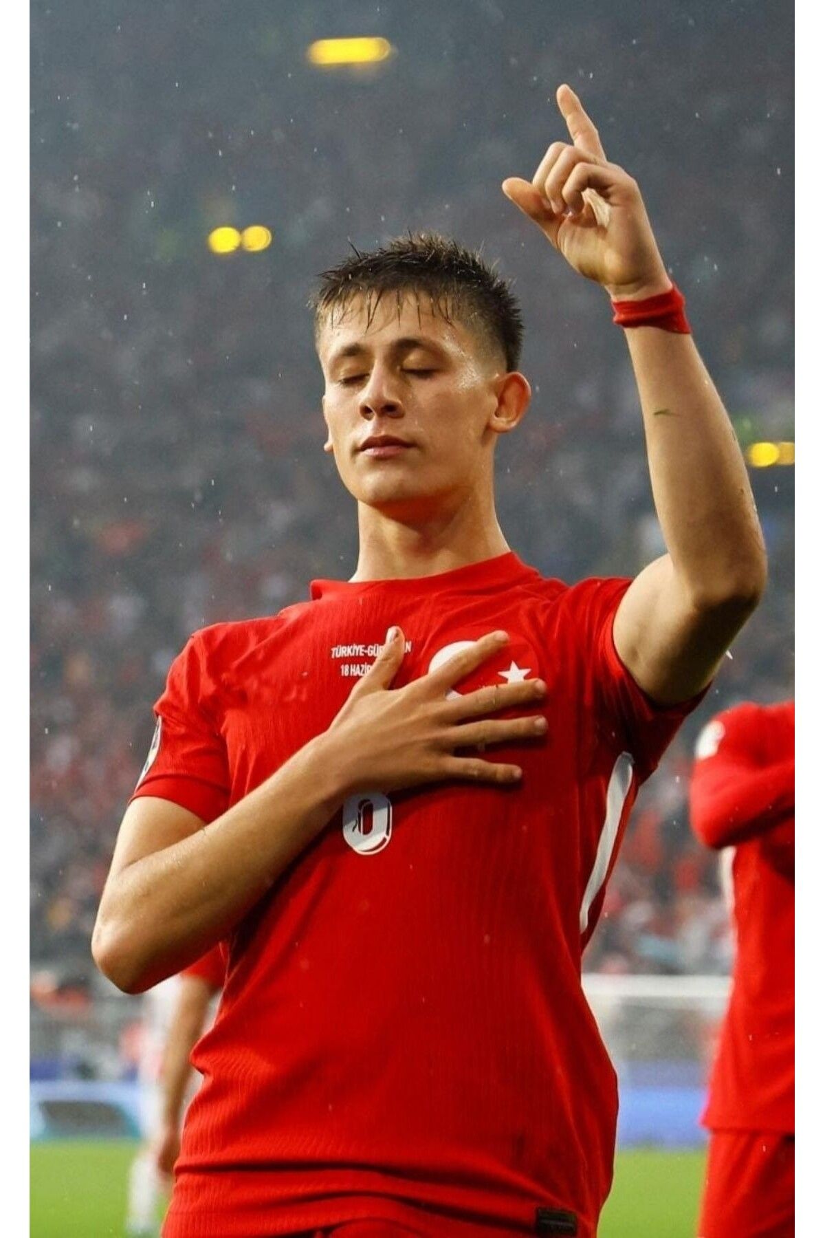 FRAGOLA Türkiye Euro 2024 Arda Güler Iç Saha Forması (Red)