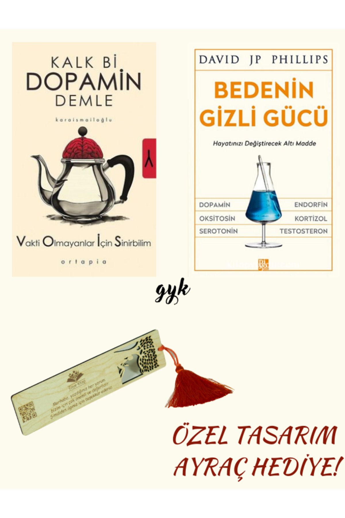 Diyojen Yayıncılık Kalk Bi Dopamin Demle ve Bedenin Gizli Gücü 2 Kitap SET (AYRAÇ HEDİYELİ!)