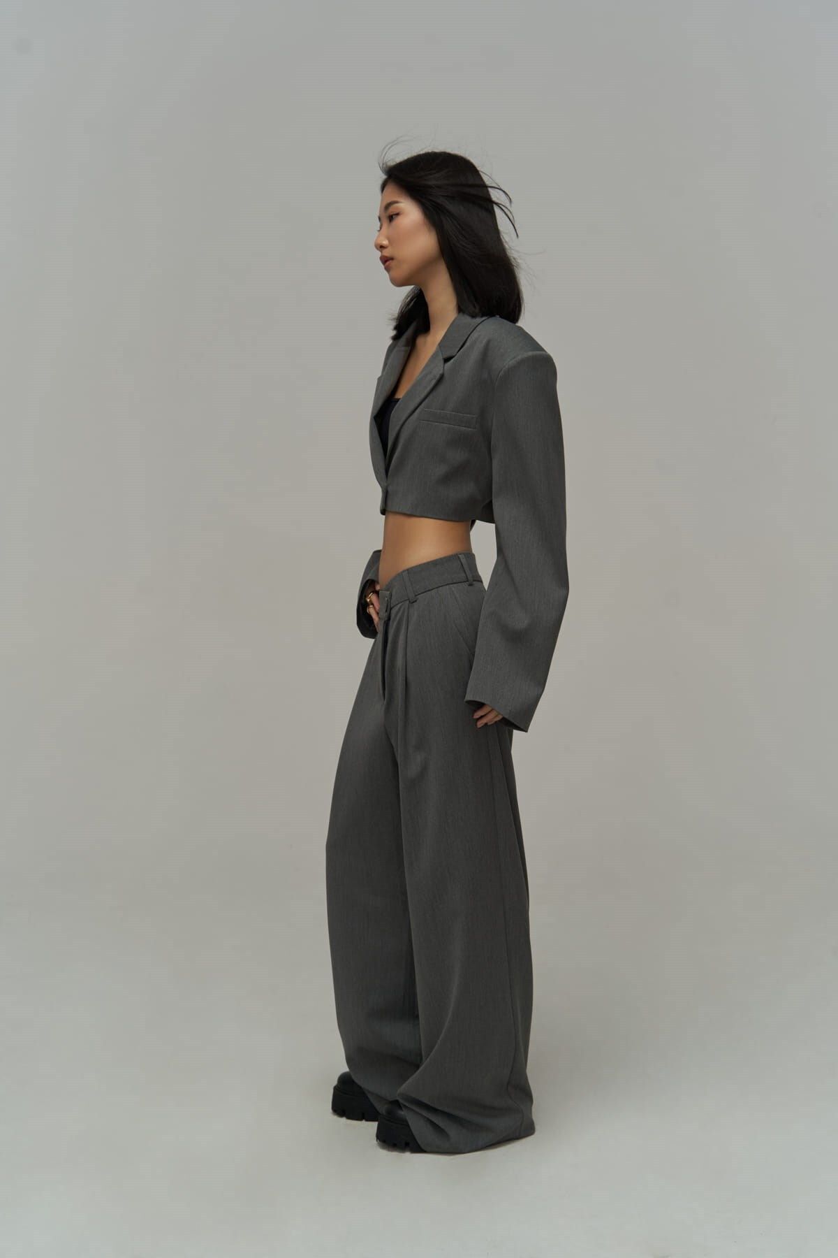 MAİ COLLECTİON-Edwin Smoked Cross Culottes-kabát szett 6