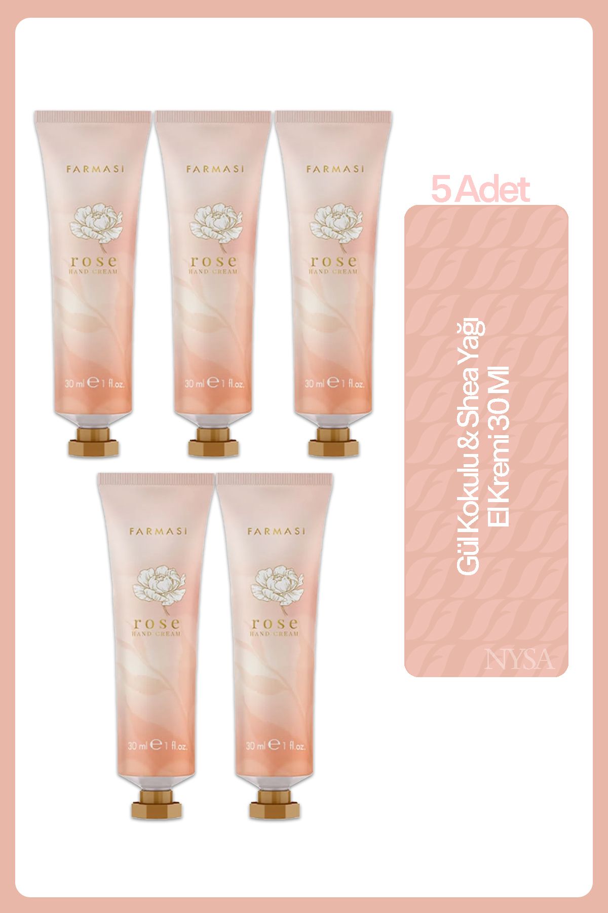 Farmasi Gül Kokulu & Shea Yağı El Kremi 30 Ml - 6 Adet