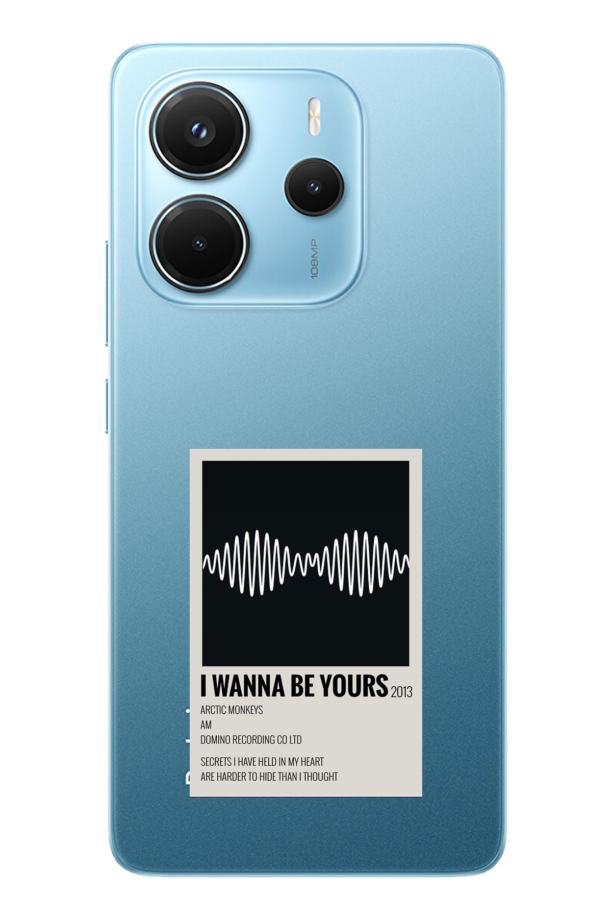 TechTree Redmi Note 14 4G Uyumlu I Wanna Be Yours Şeffaf Silikon Kılıf