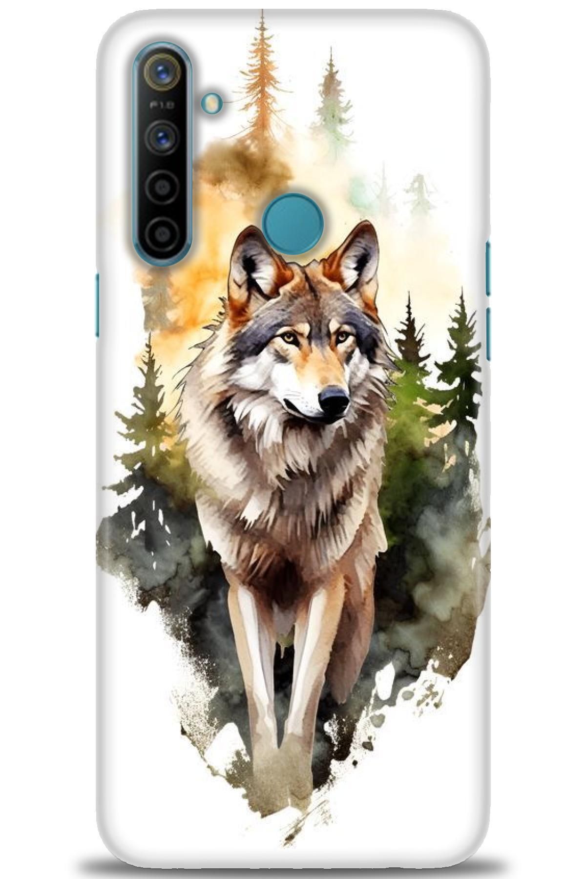 realme 5i İle Uyumlu HD Baskılı Desenli Silikon Kılıf - 108
