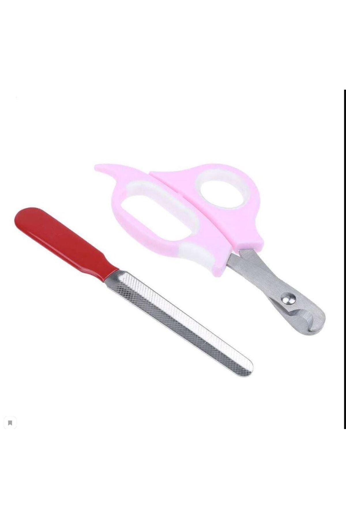 doremodam Evcil Hayvan Tırnak Makası ve Törpü Set Pembe