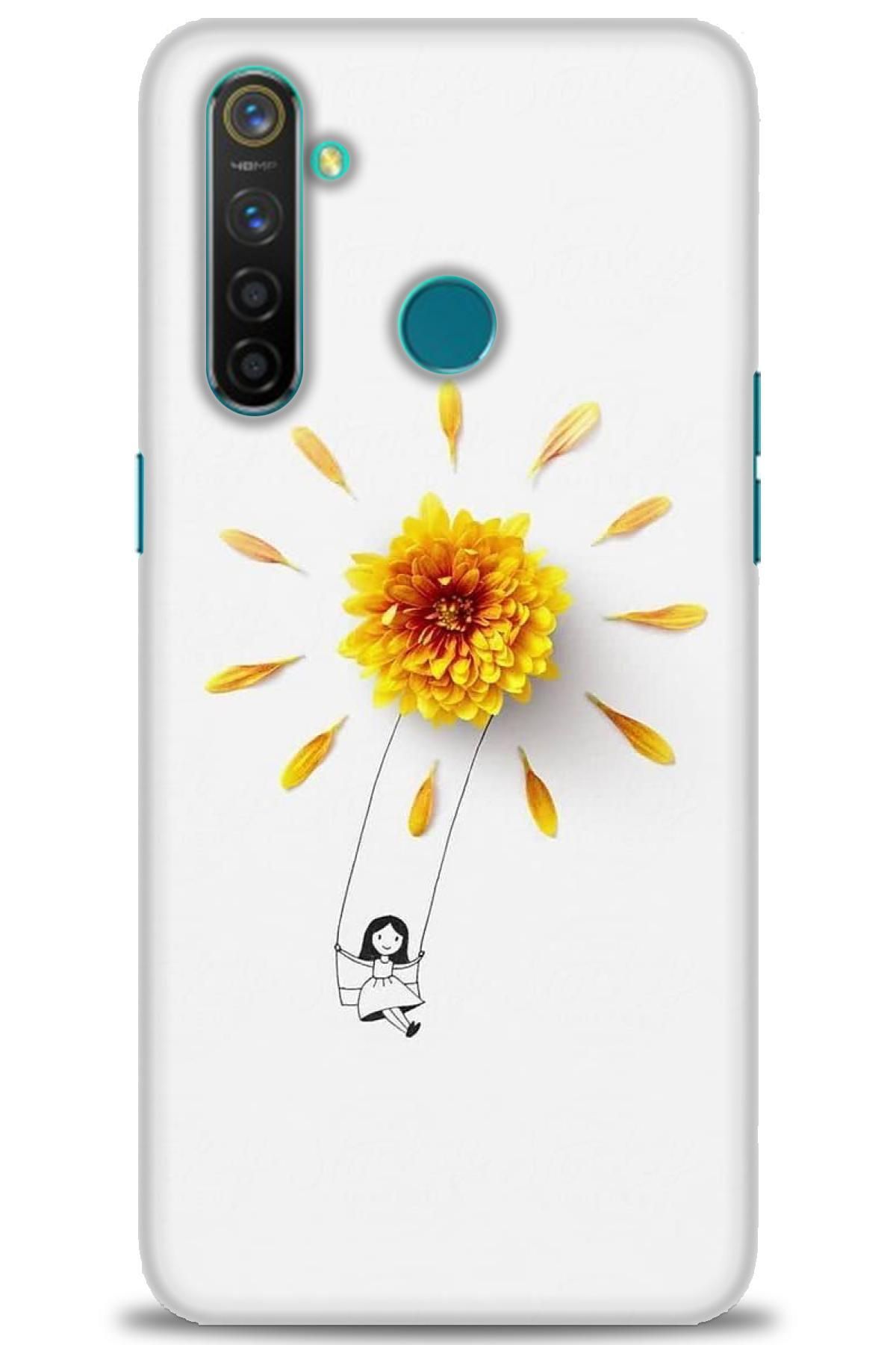 realme 5 Pro İle Uyumlu HD Baskılı Desenli Silikon Kılıf - 732