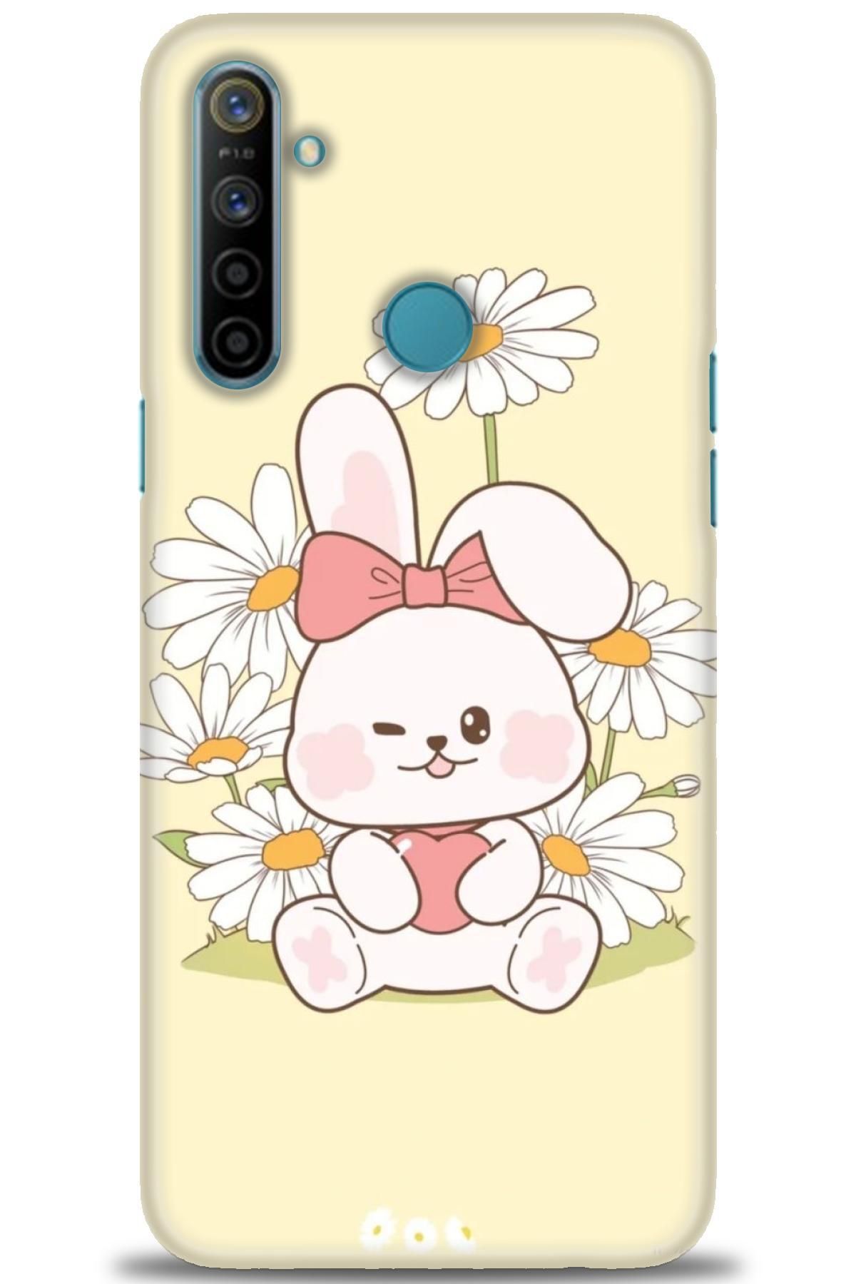 realme 5i İle Uyumlu HD Baskılı Desenli Silikon Kılıf - 593